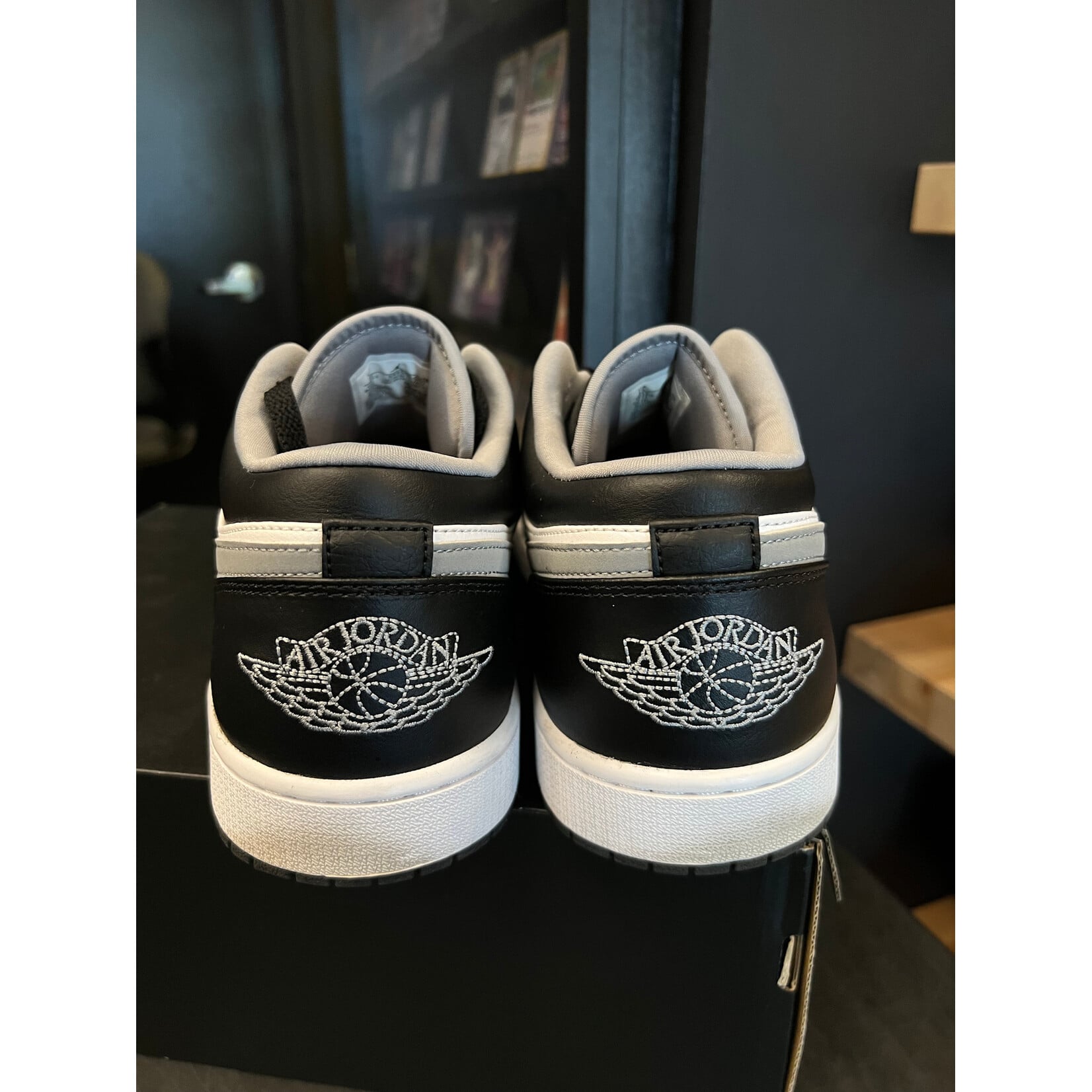 Jordan Jordan 1 Low Black White Grey Size 13, PREOWNED