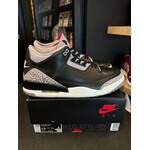 New Jordan 3 Retro OG Black Cement (2024) Size 13, PREOWNED