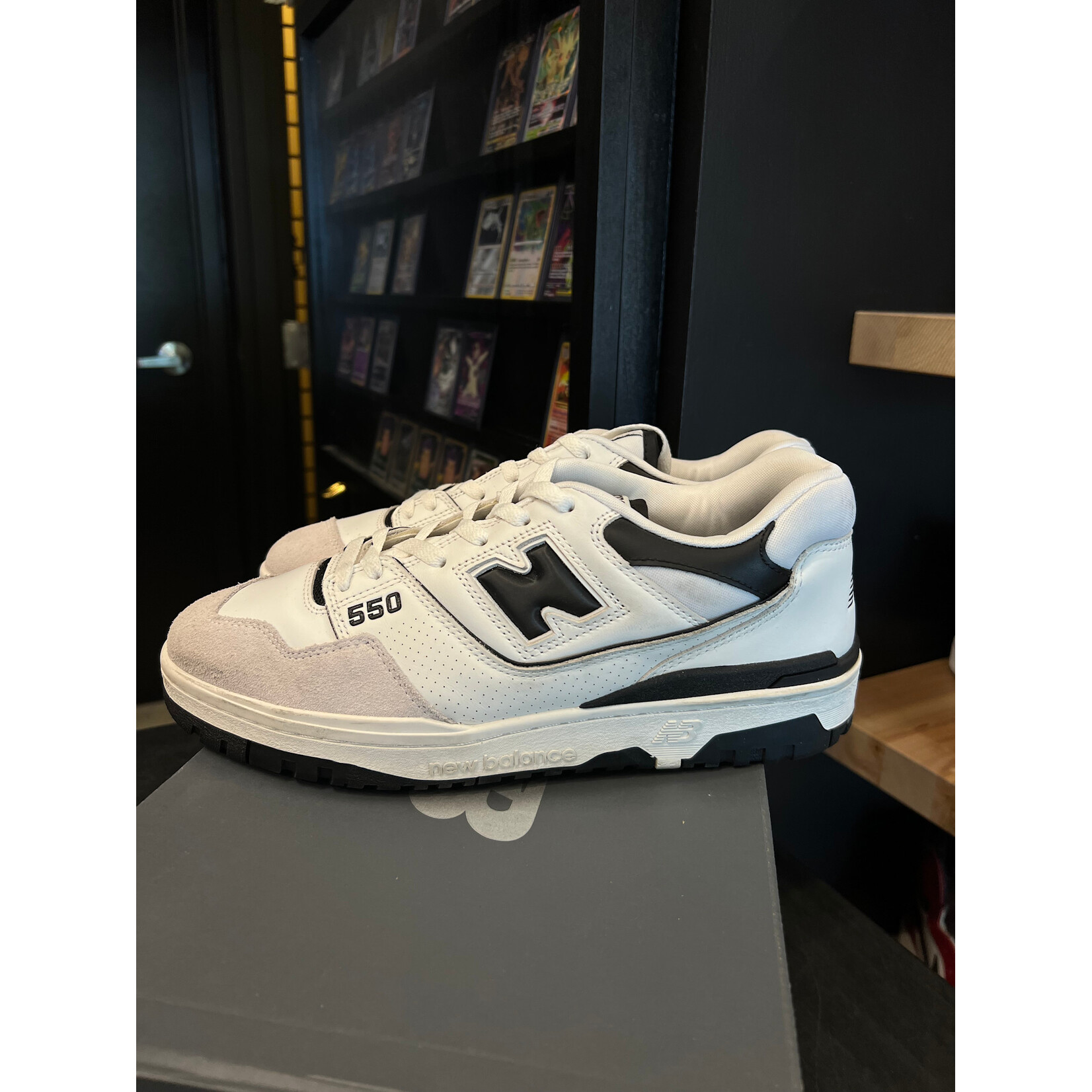 New New Balance 550 Sea Salt Black Size 11, PREOWNED