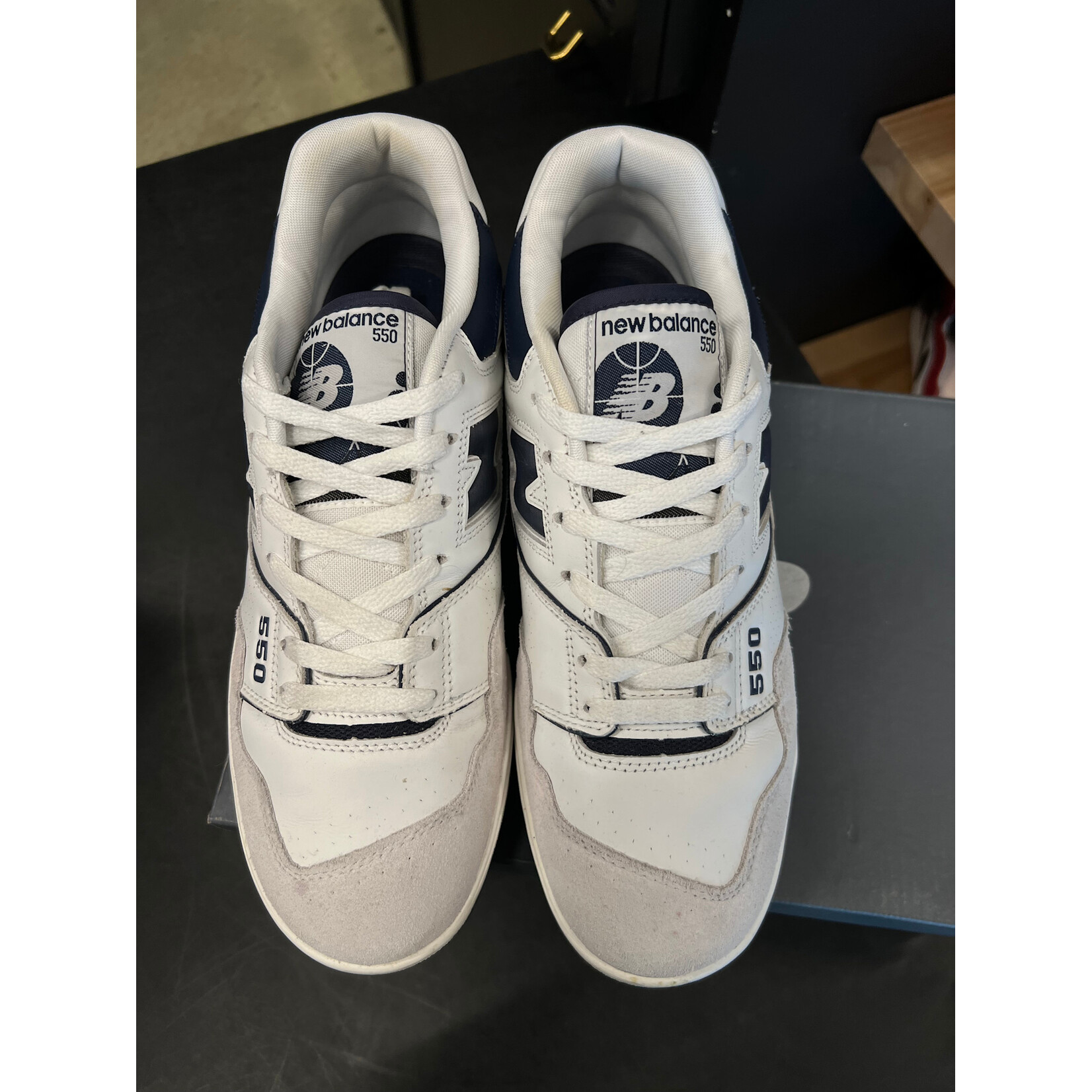 Jordan New Balance 550 Navy Blue Size 11, PREOWNED