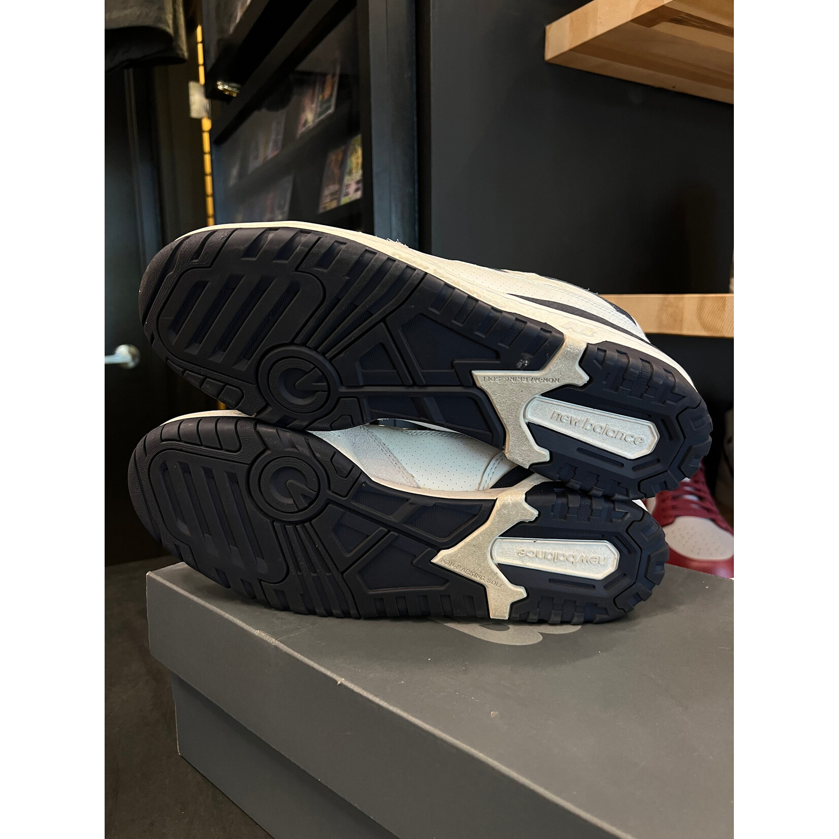 Jordan New Balance 550 Navy Blue Size 11, PREOWNED