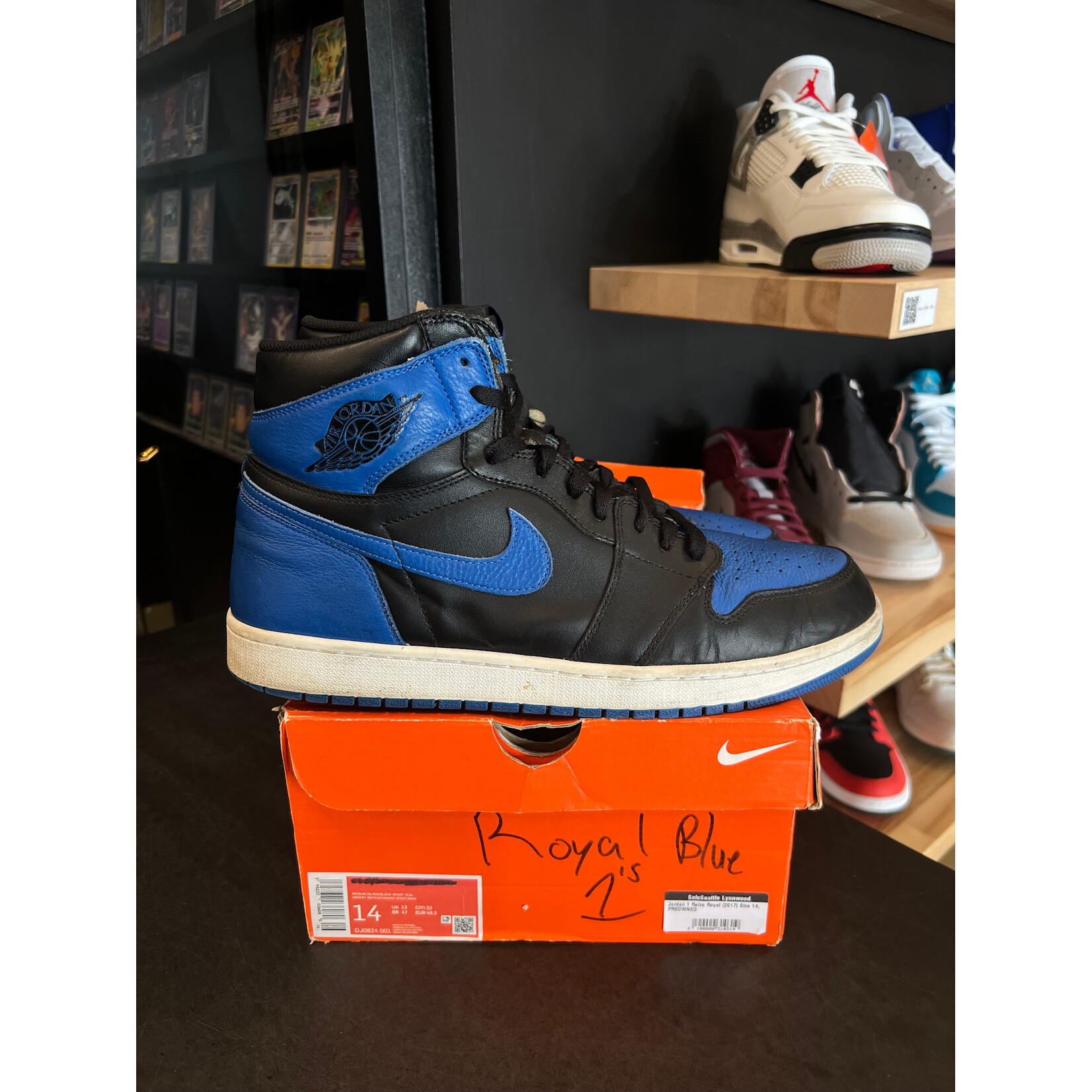 Jordan Jordan 1 Retro Royal (2017) Size 14, PREOWNED