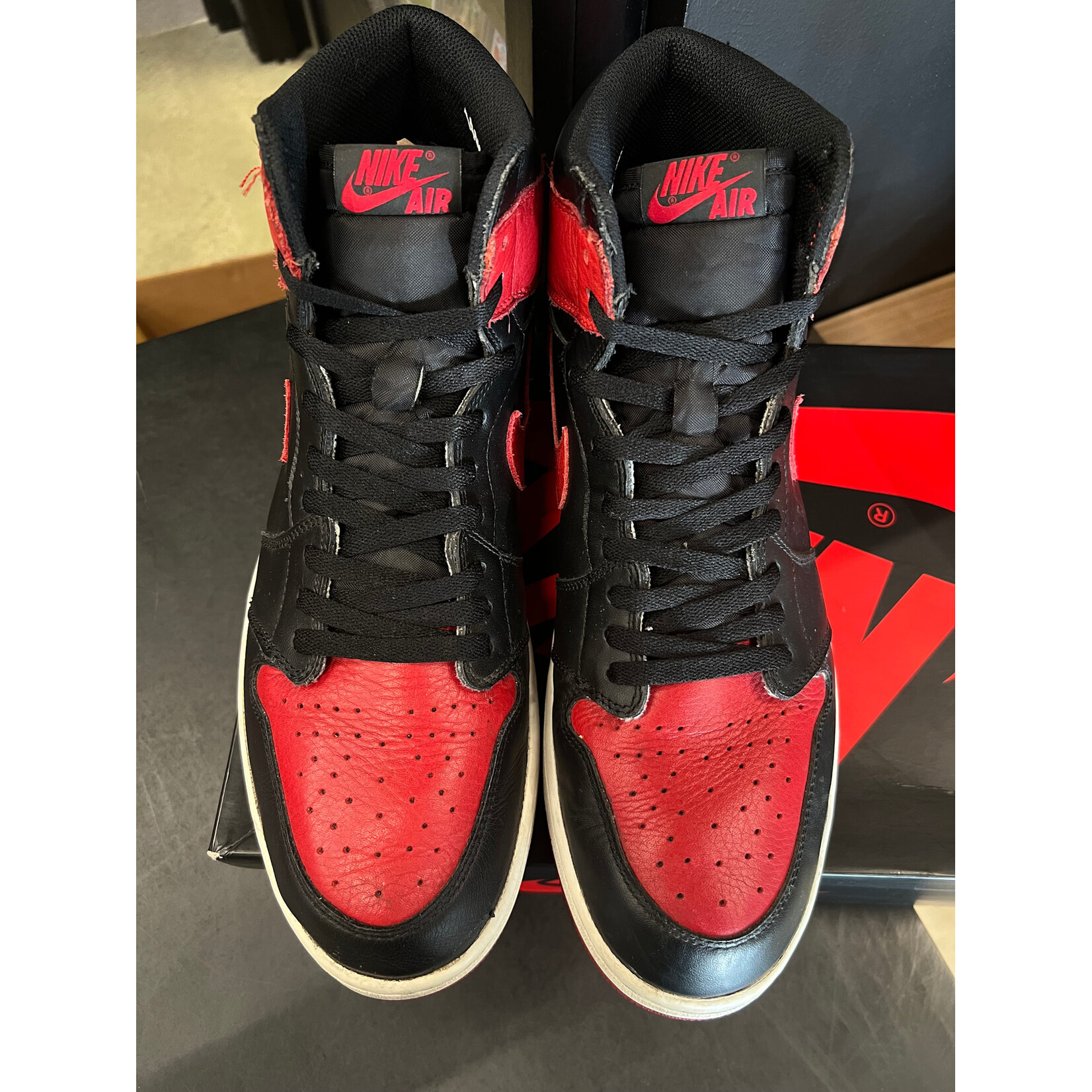 Jordan Jordan 1 Retro High Bred Banned (2016) Size 14, PREOWNED