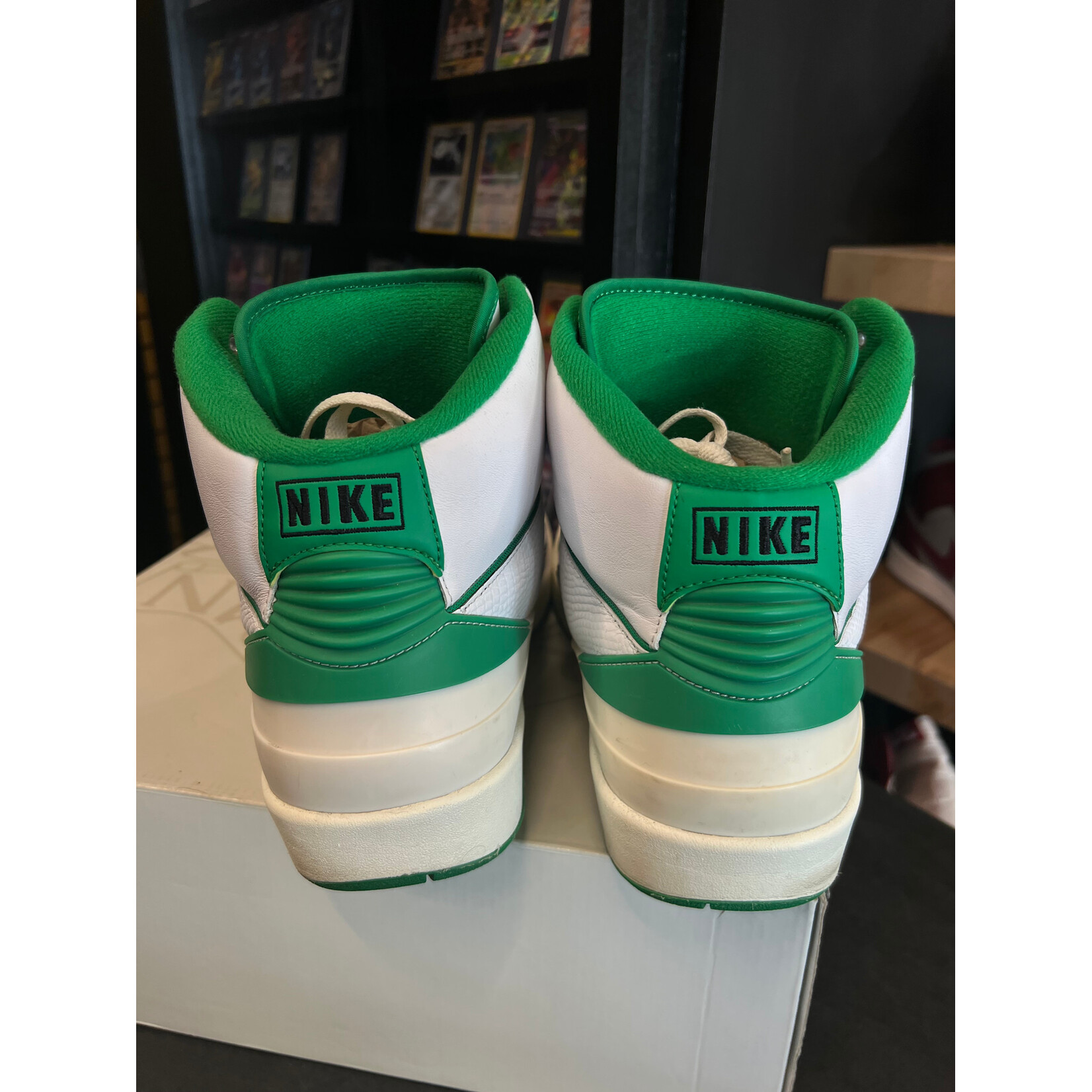 Jordan Jordan 2 Retro Lucky Green Size 14, PREOWNED
