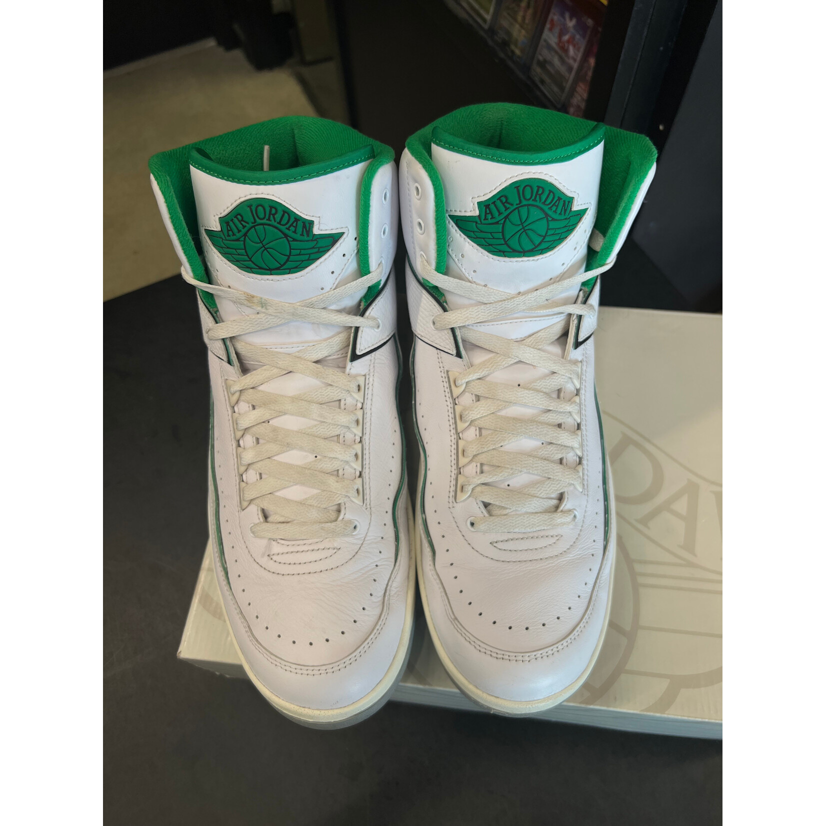 Jordan Jordan 2 Retro Lucky Green Size 14, PREOWNED