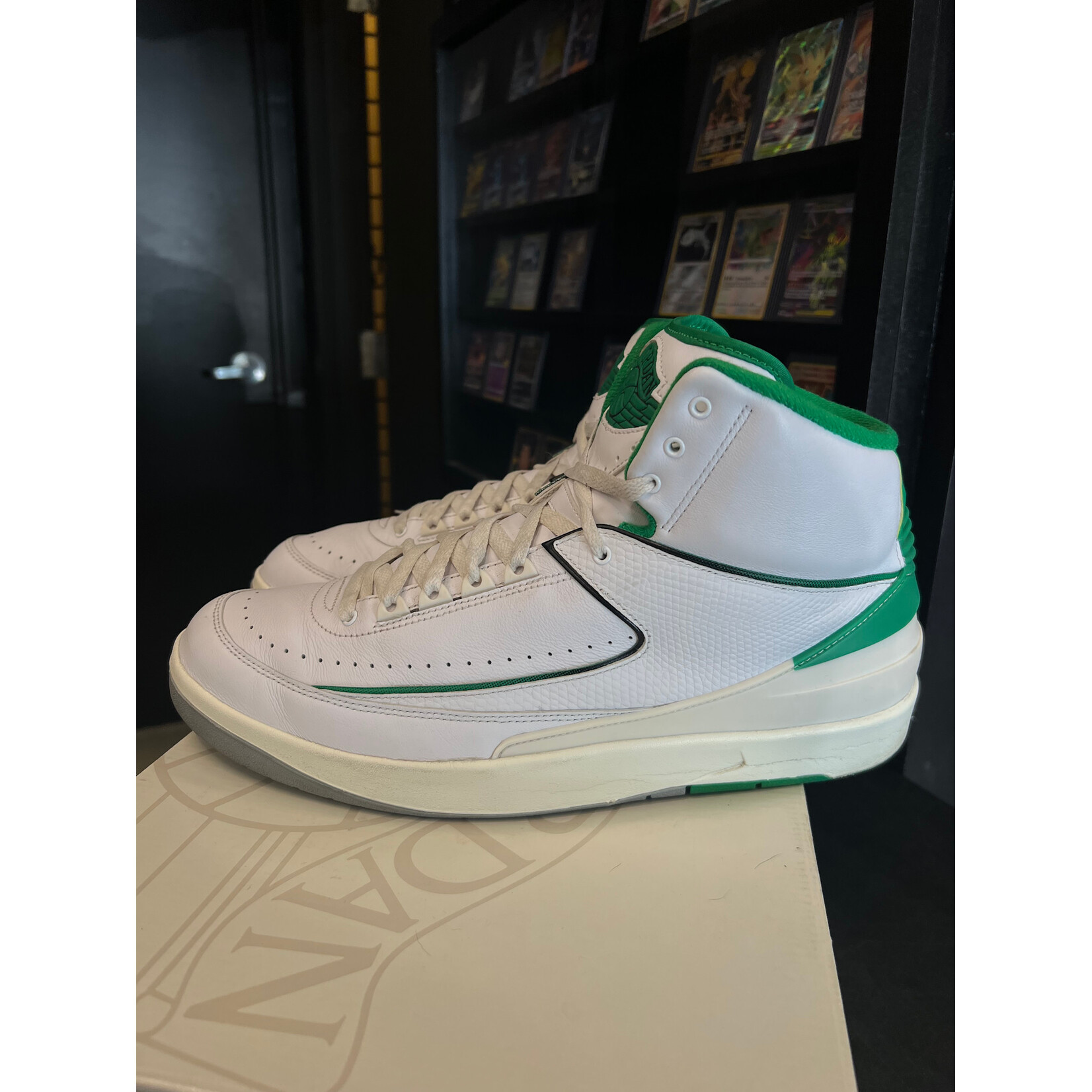 Jordan Jordan 2 Retro Lucky Green Size 14, PREOWNED