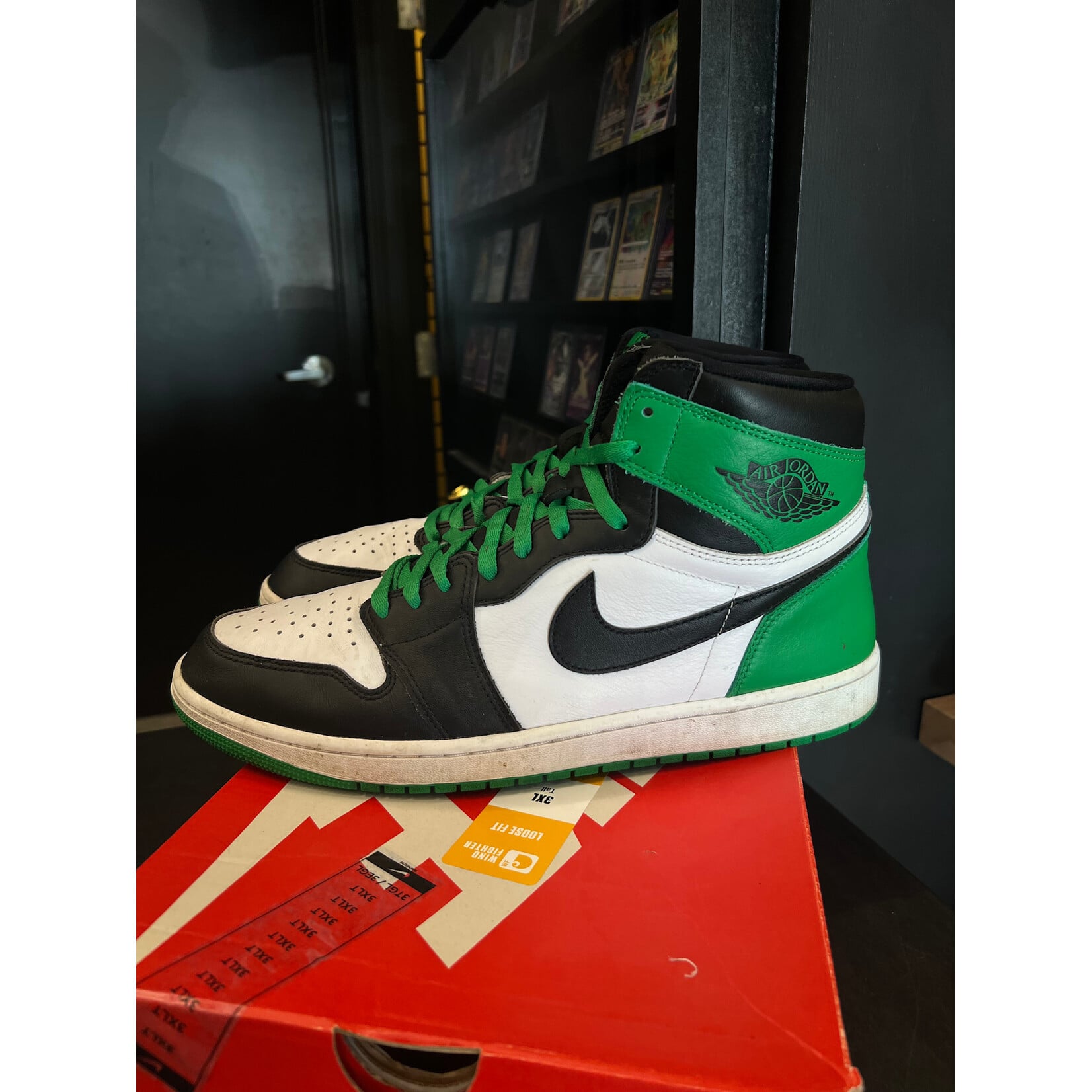 Jordan Jordan 1 Retro High OG Lucky Green Size 14, PREOWNED