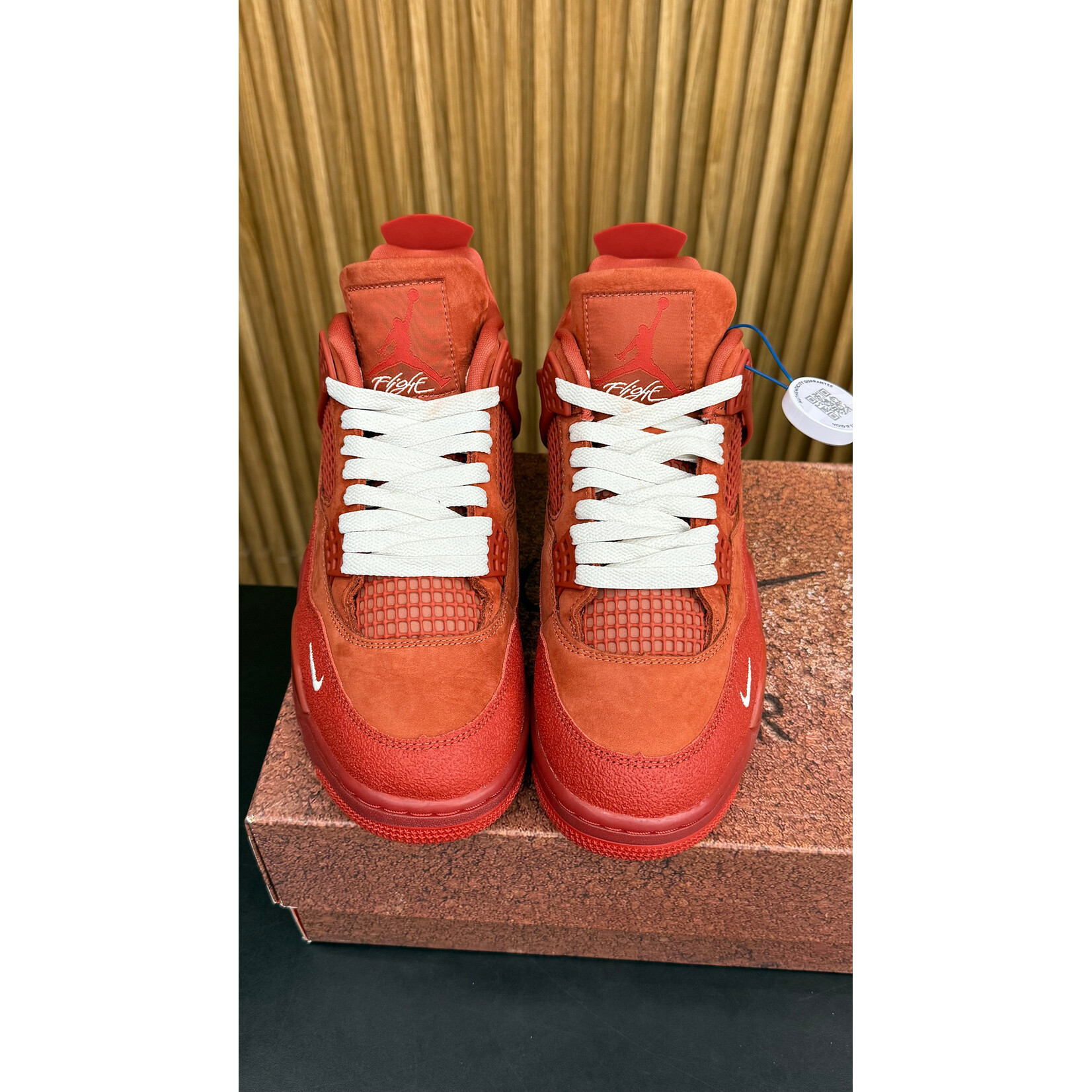 Air Air Jordan 4 Retro OG SP Nigel Sylvester Brick by Brick Size 8.5, PREOWNED
