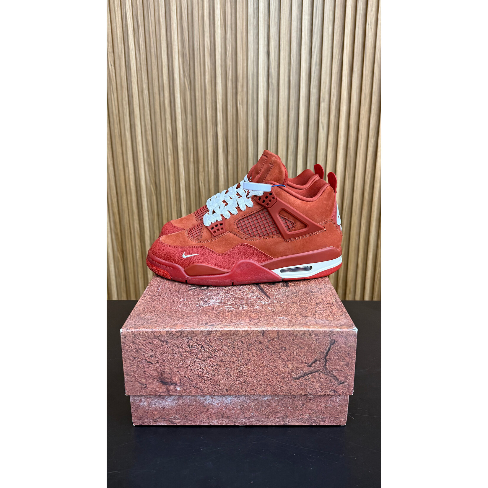 Air Air Jordan 4 Retro OG SP Nigel Sylvester Brick by Brick Size 8.5, PREOWNED