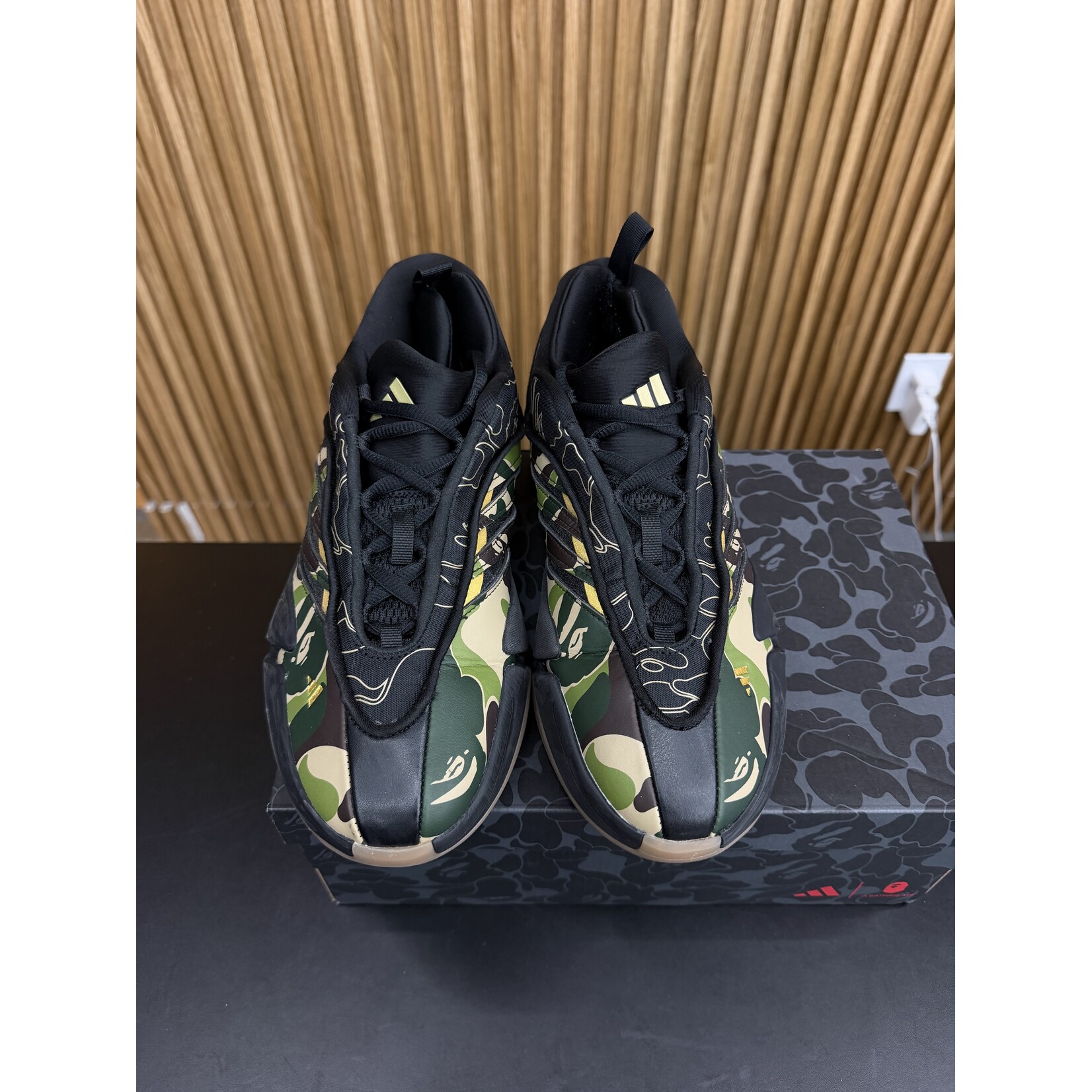Adidas adidas Dame 9 Bape Black Green Size 9, PREOWNED