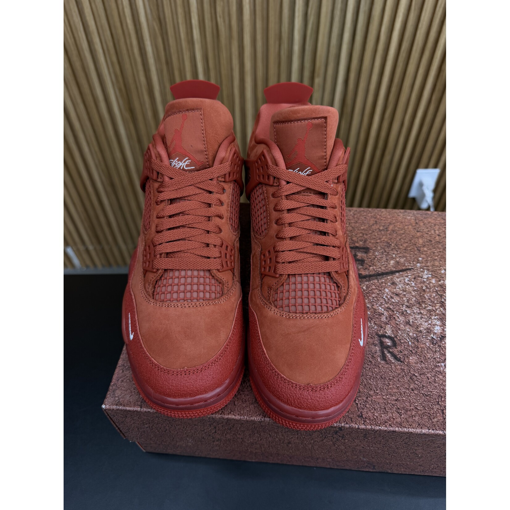 Jordan Jordan 4 Retro OG SP Nigel Sylvester Brick by Brick Size 9.5, PREOWNED TRIED ON