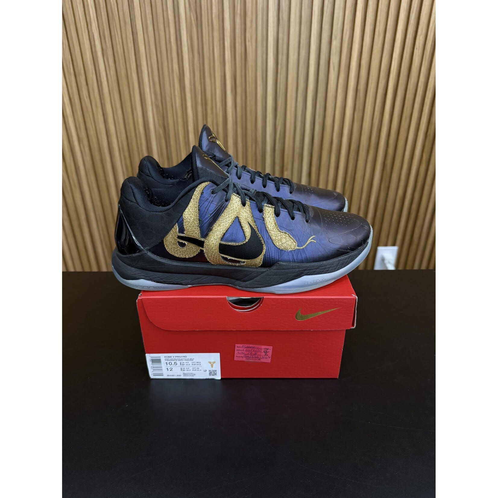 Nike Nike Kobe 5 Protro Year of the Mamba Eggplant Size 10.5, PREOWNED BEATERS NO INSOLE