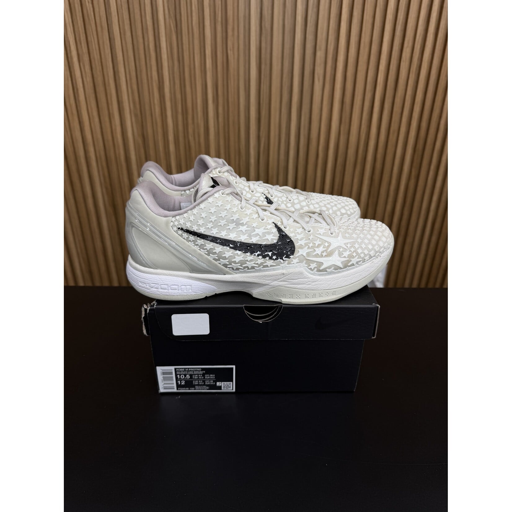 Nike Nike Kobe 6 Protro Sail All-Star Size 10.5, PREOWNED BEATERS NO INSOLE SOLE SEP
