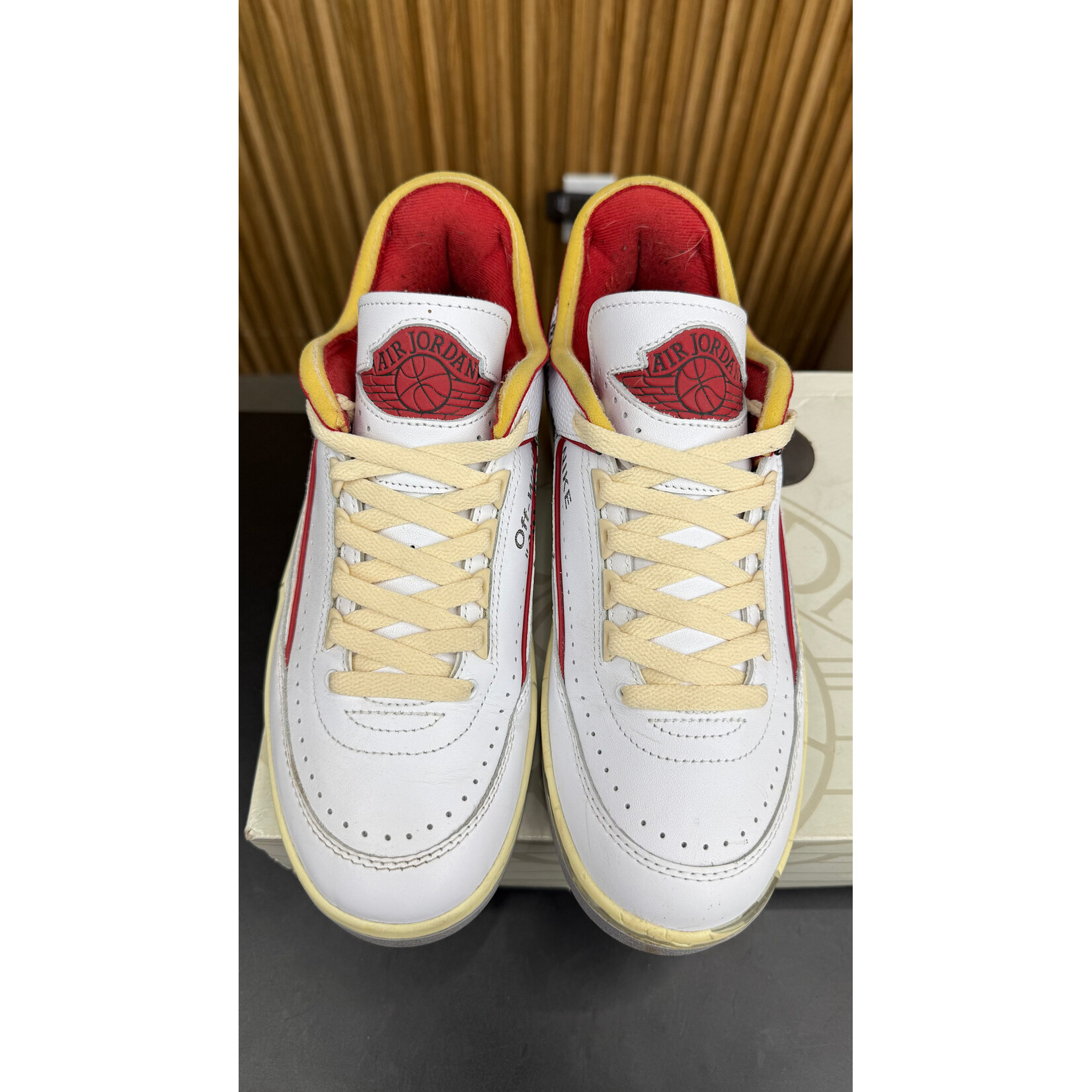 Jordan Jordan 2 Retro Low SP Off-White White Red Size 9, PREOWNED