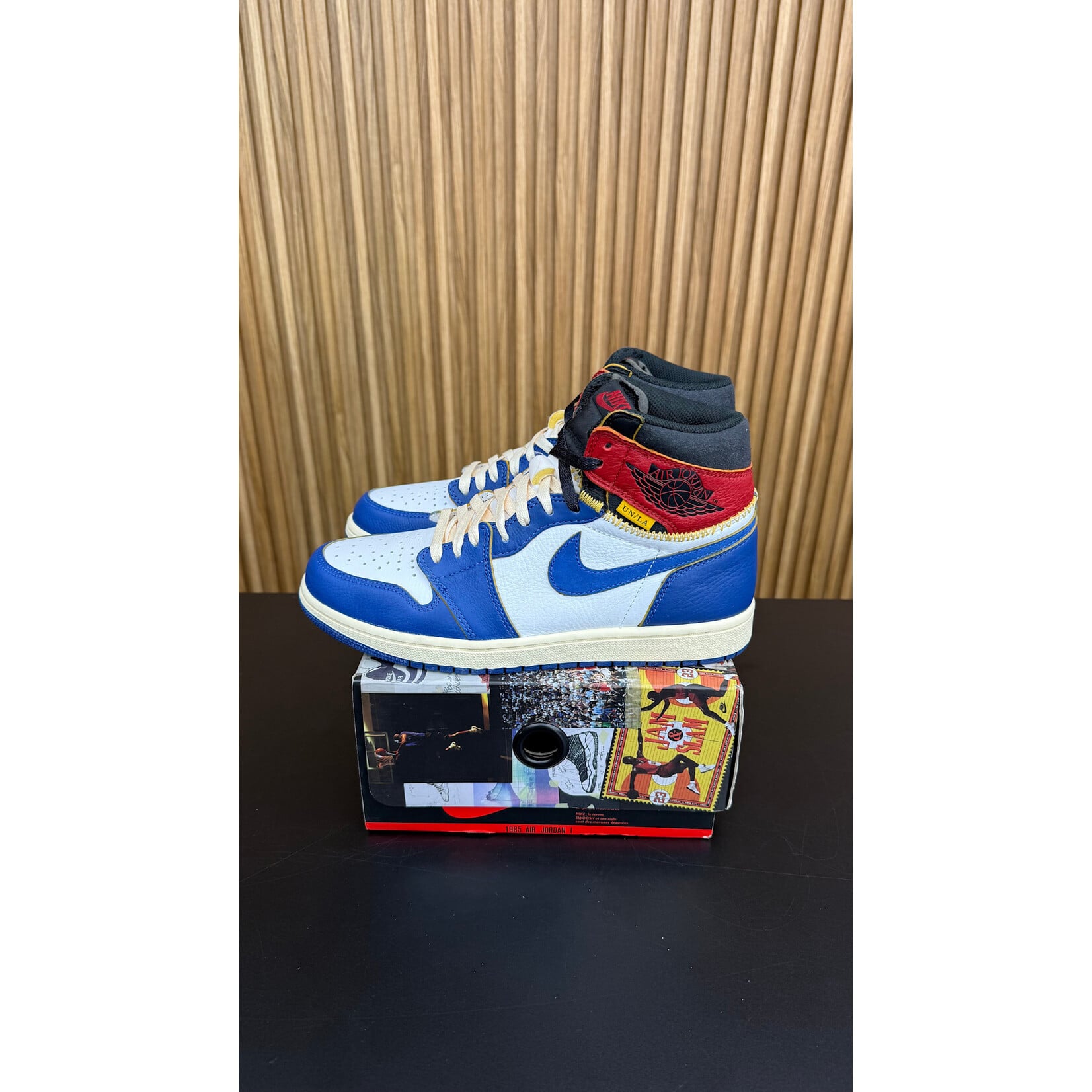 Jordan Jordan 1 Retro High Union Los Angeles Storm Blue Size 9.5, PREOWNED