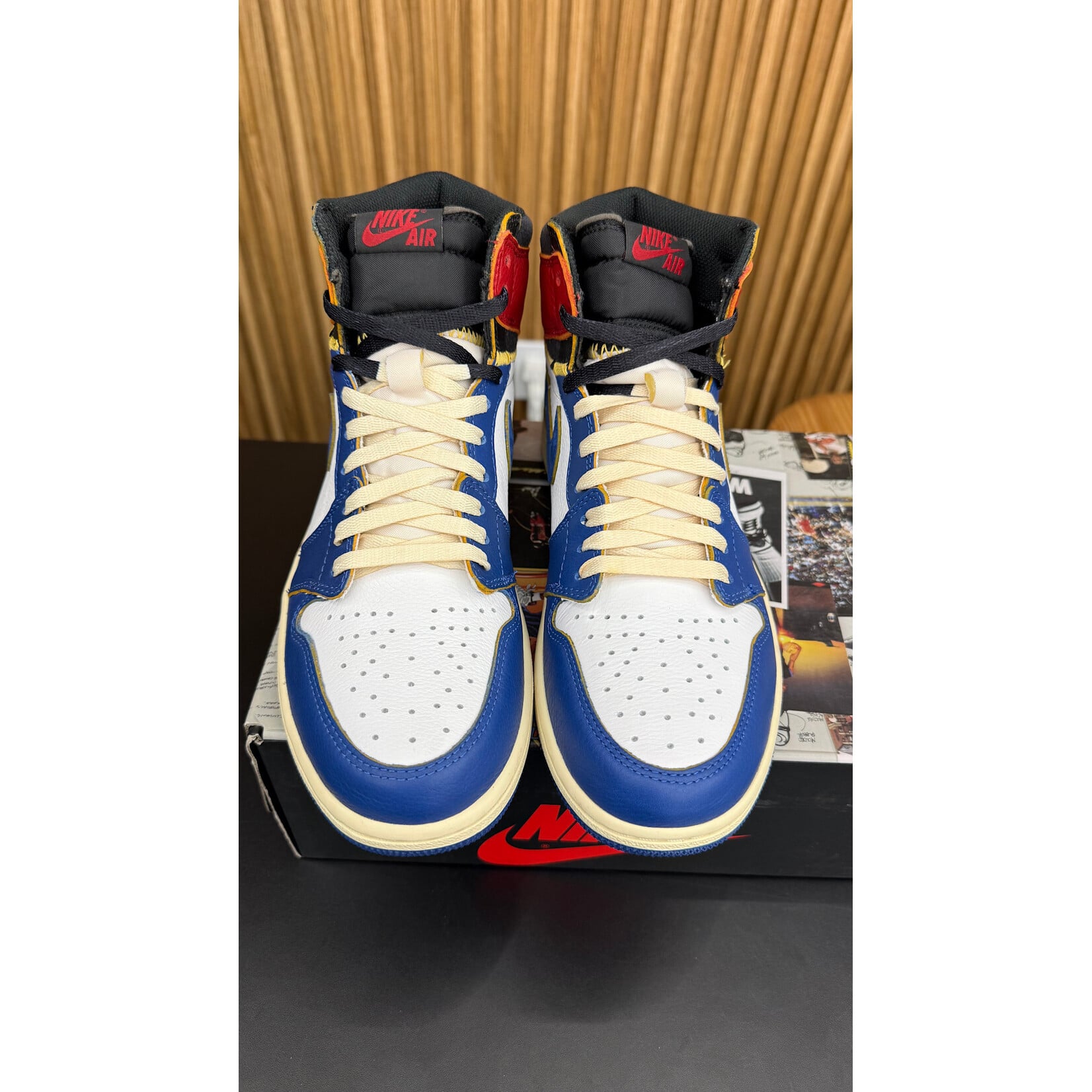 Jordan Jordan 1 Retro High Union Los Angeles Storm Blue Size 9.5, PREOWNED