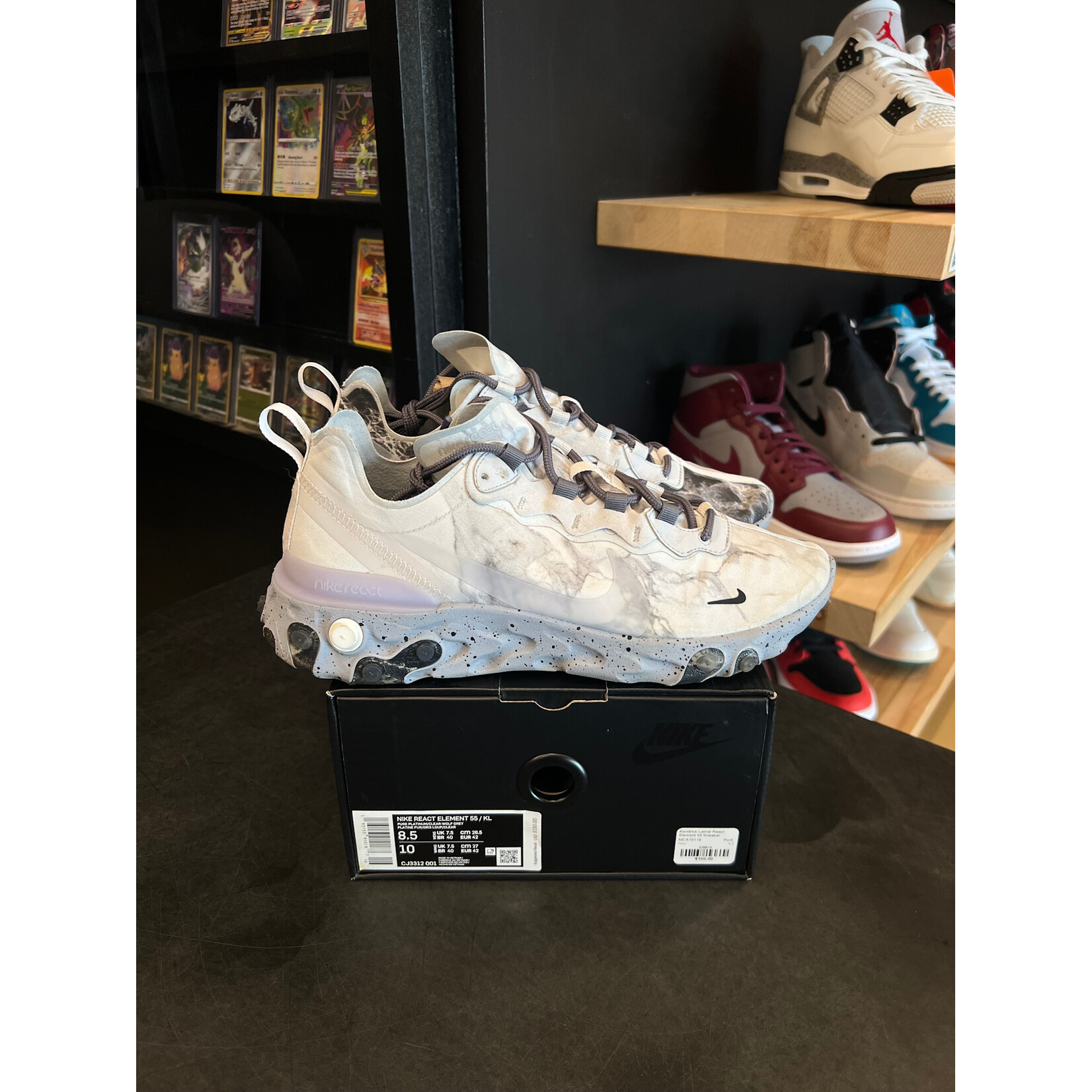 Nike Nike React Element 55 Kendrick Lamar Size 8.5, PREOWNED