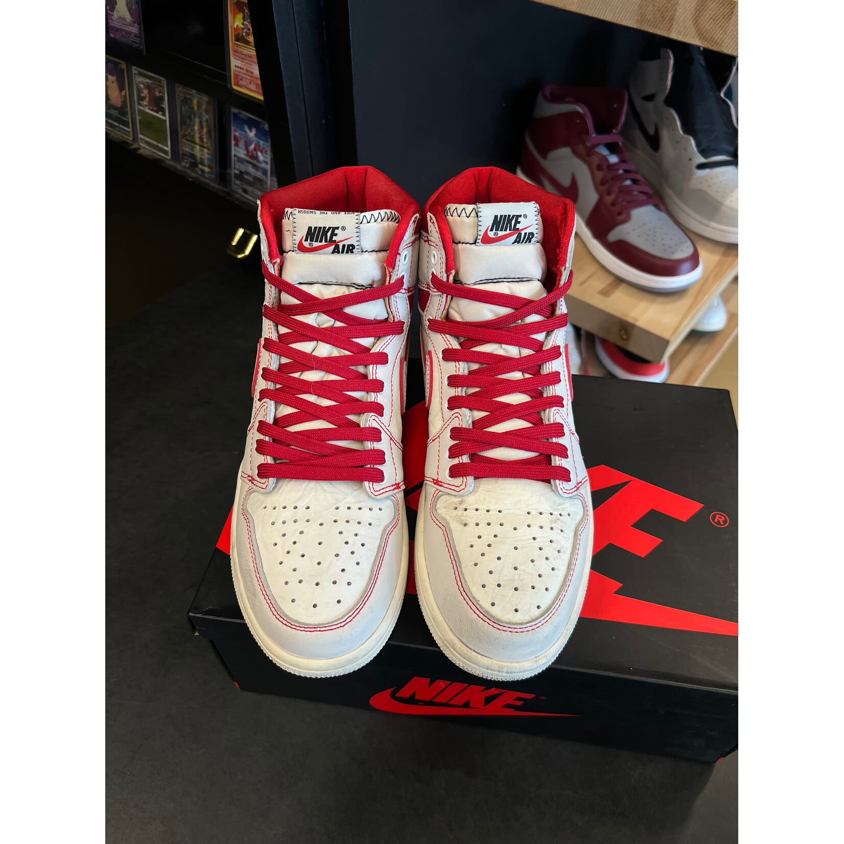 Jordan Jordan 1 Retro High Phantom Gym Red Size 8.5, PREOWNED