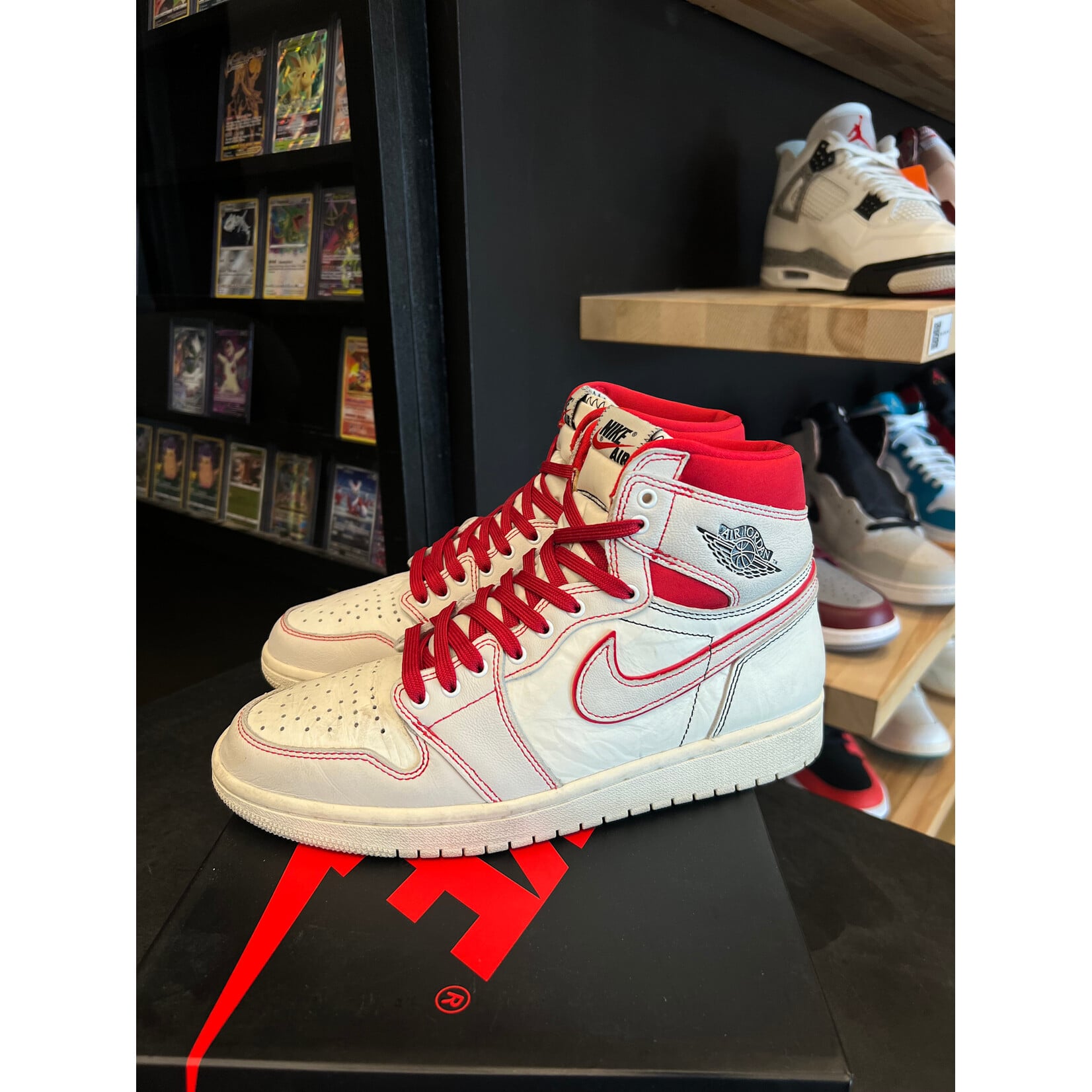 Jordan Jordan 1 Retro High Phantom Gym Red Size 8.5, PREOWNED