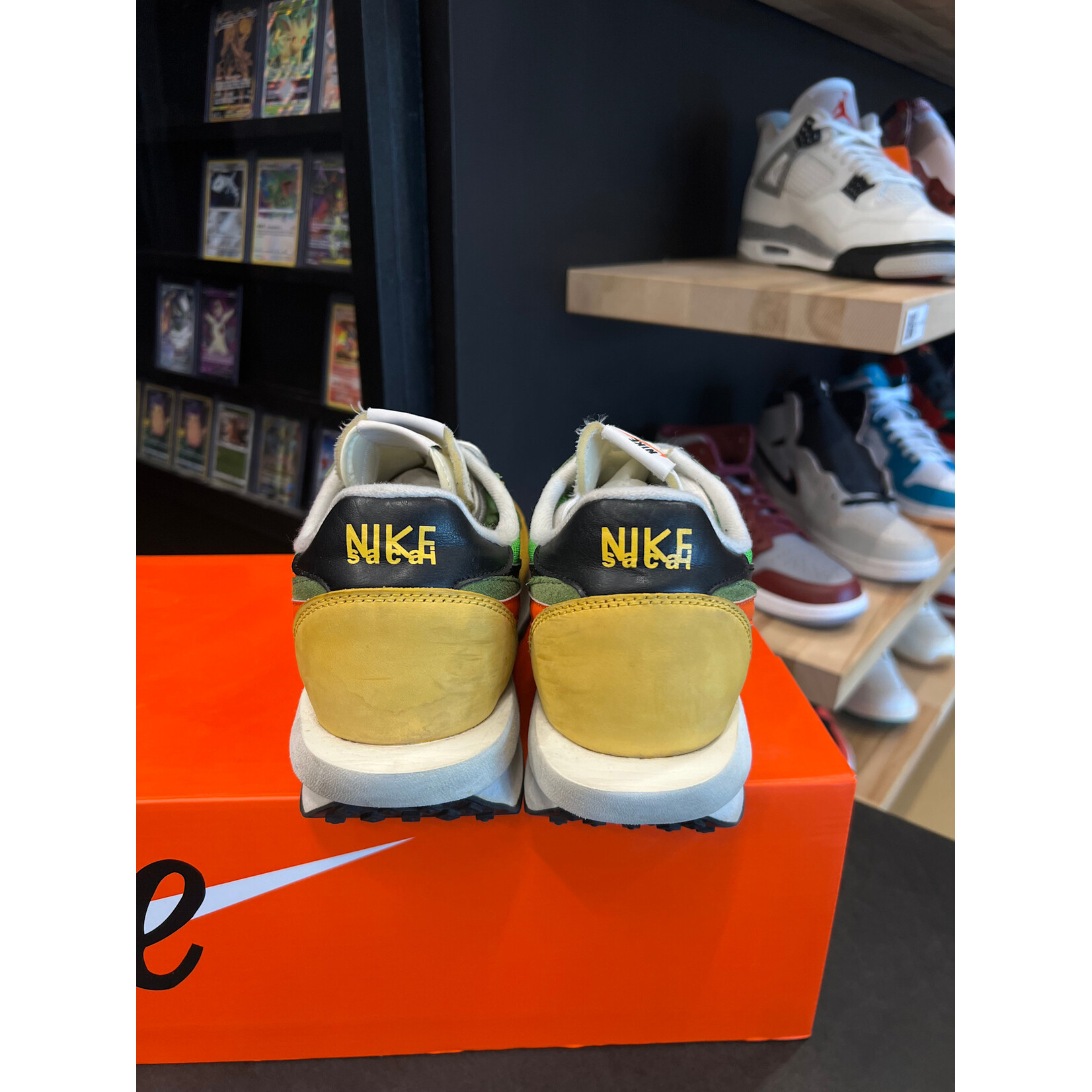 Nike Nike LD Waffle sacai Green Gusto Size 13, PREOWNED