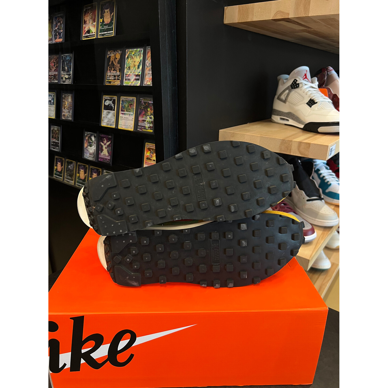 Nike Nike LD Waffle sacai Green Gusto Size 13, PREOWNED