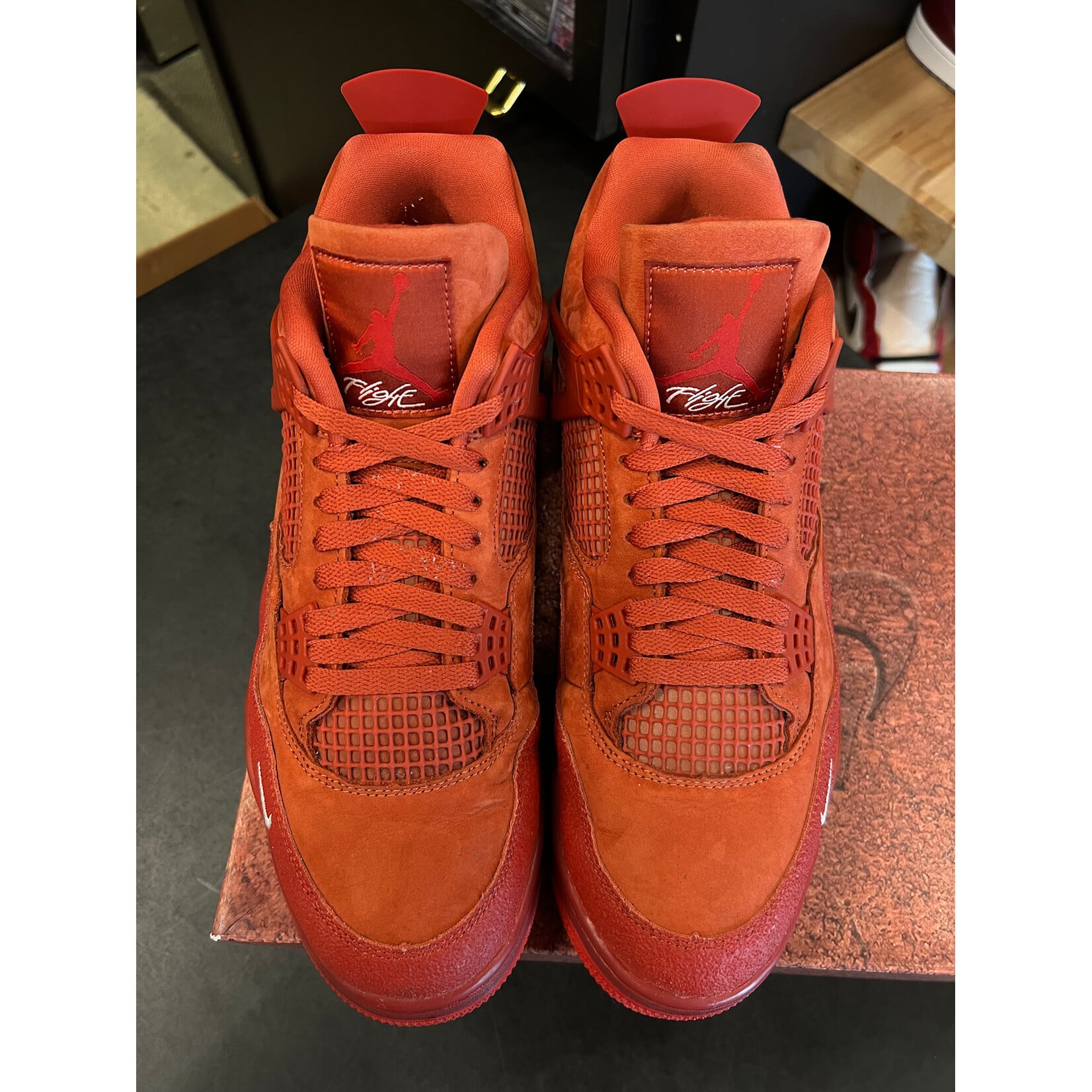 Jordan Jordan 4 Retro OG SP Nigel Sylvester Brick by Brick Size 12, PREOWNED
