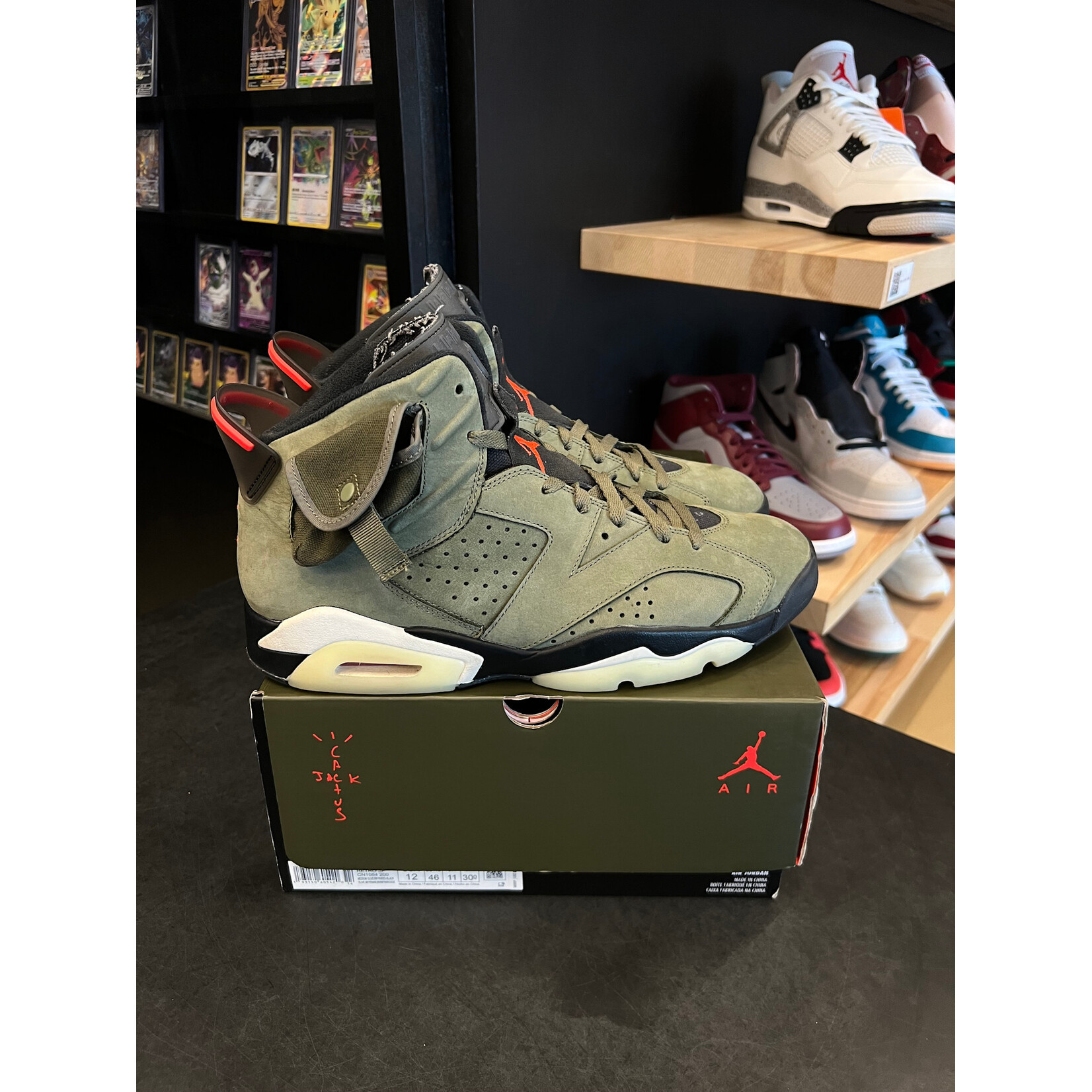 Jordan Jordan 6 Retro Travis Scott Size 12, PREOWNED