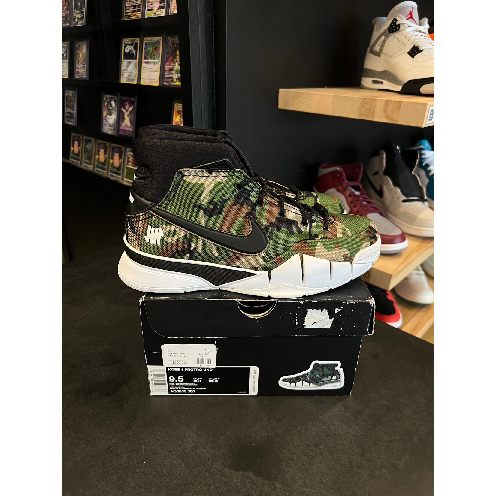 Nike Nike Kobe 1 Protro Undefeated Camo Size 9.5, PREOWNED