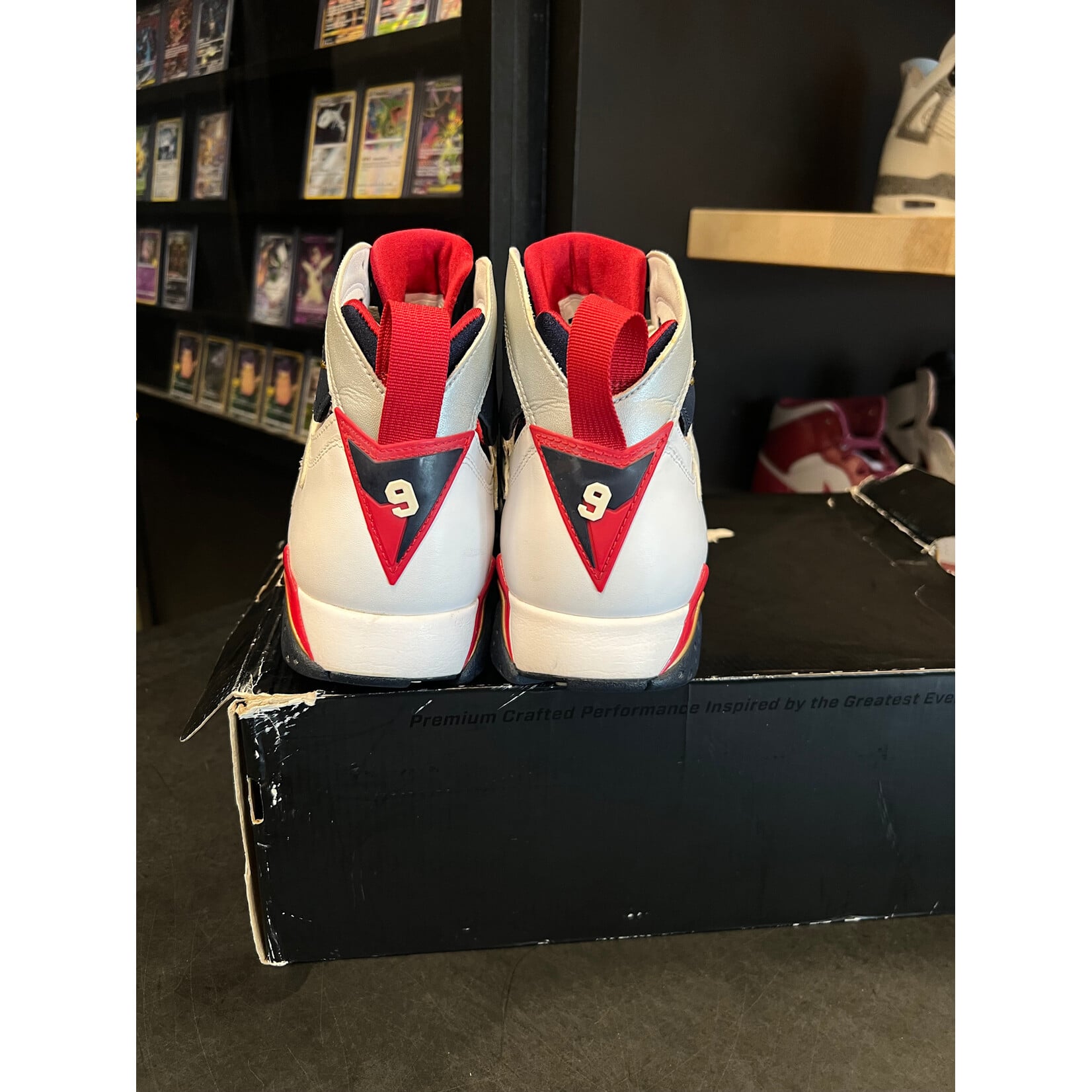 Jordan Jordan 7 Retro Olympic (2012) Size 9, PREOWNED