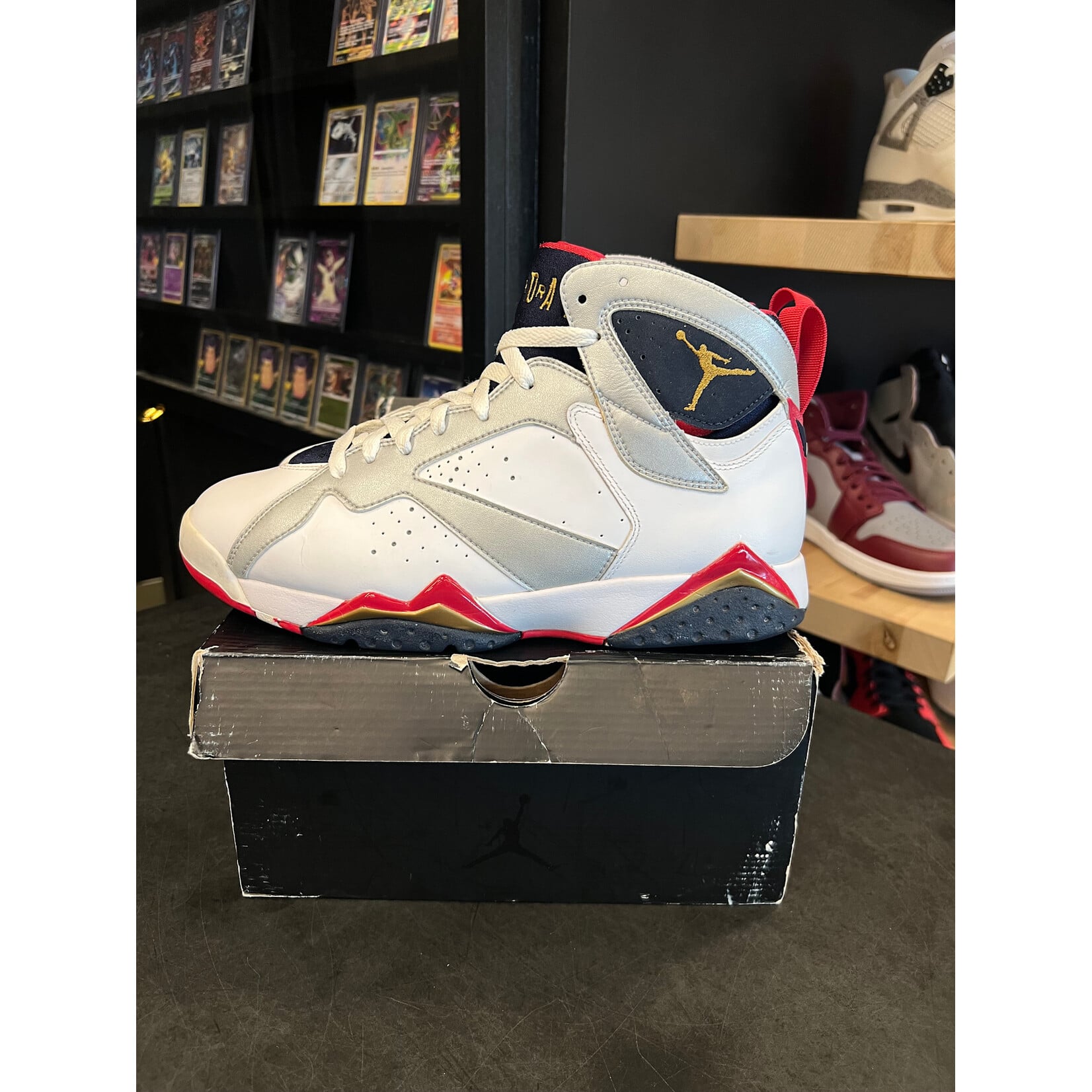 Jordan Jordan 7 Retro Olympic (2012) Size 9, PREOWNED