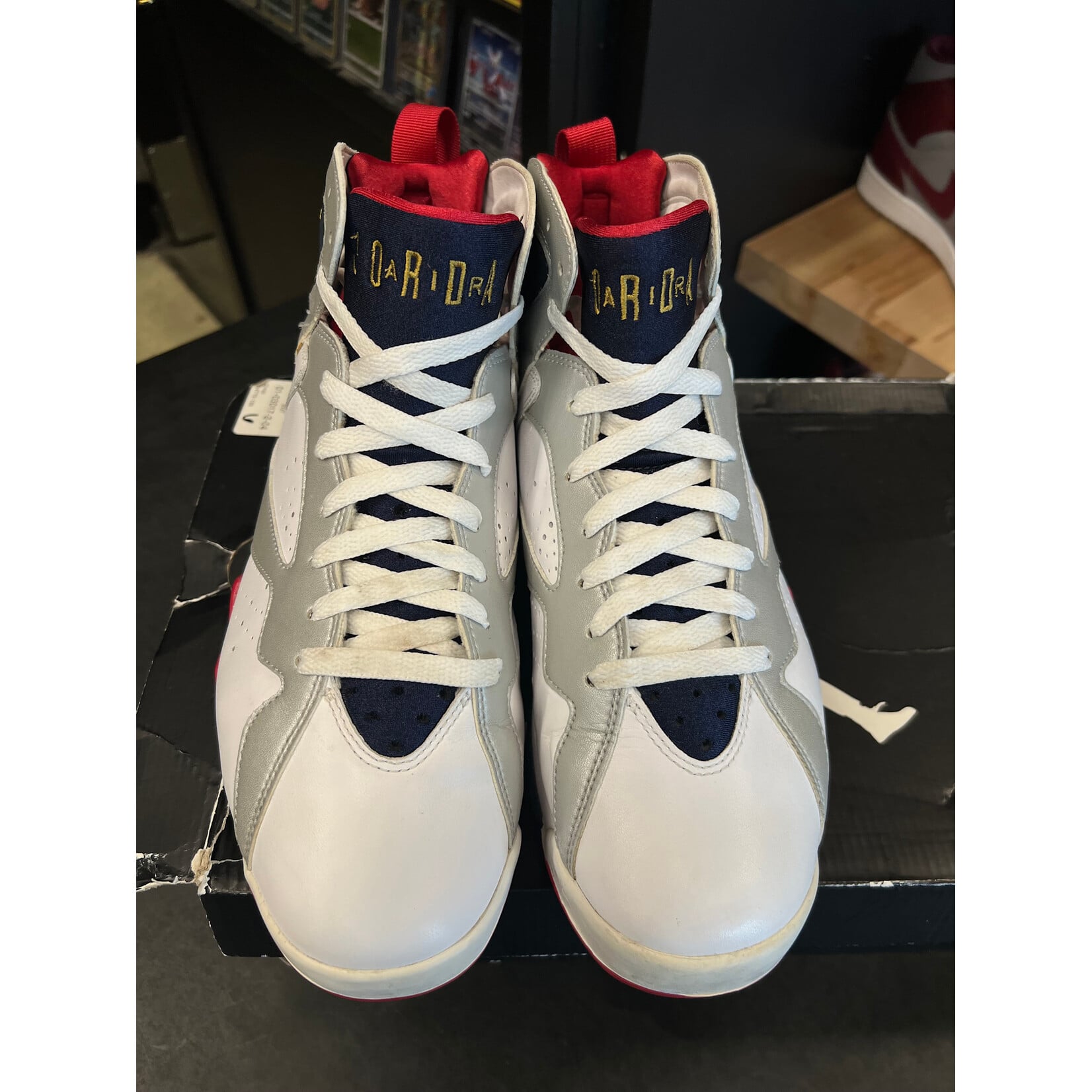 Jordan Jordan 7 Retro Olympic (2012) Size 9, PREOWNED