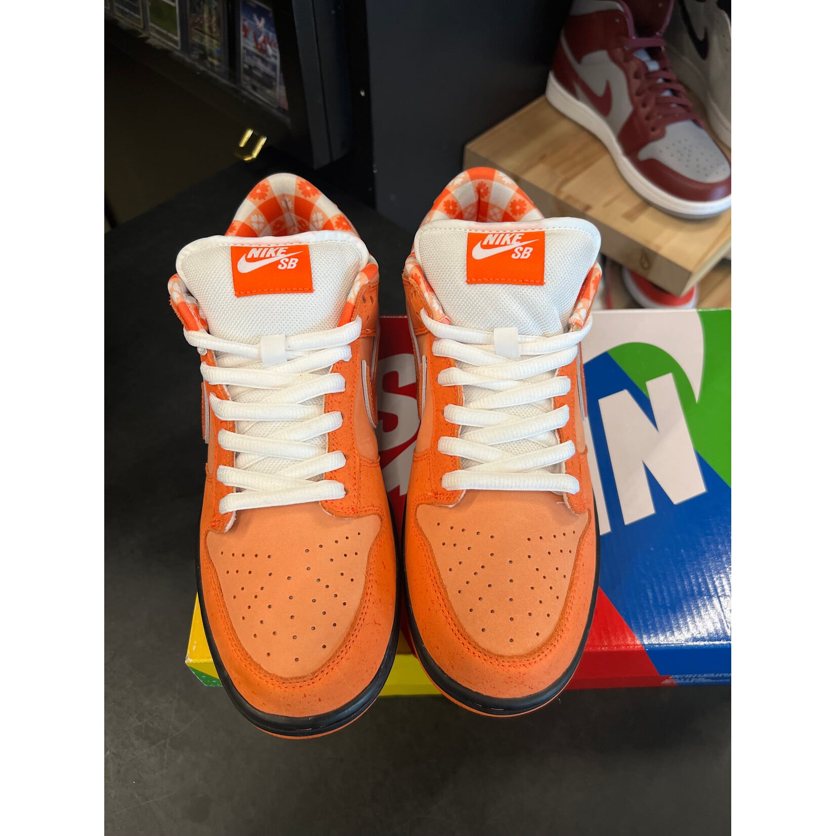 Nike Nike SB Dunk Low Concepts Orange Lobster Size 9.5, PREOWNED