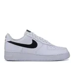 Nike Nike Air Force 1 Low '07 White Black Pebbled Leather Size 12, DS BRAND NEW*