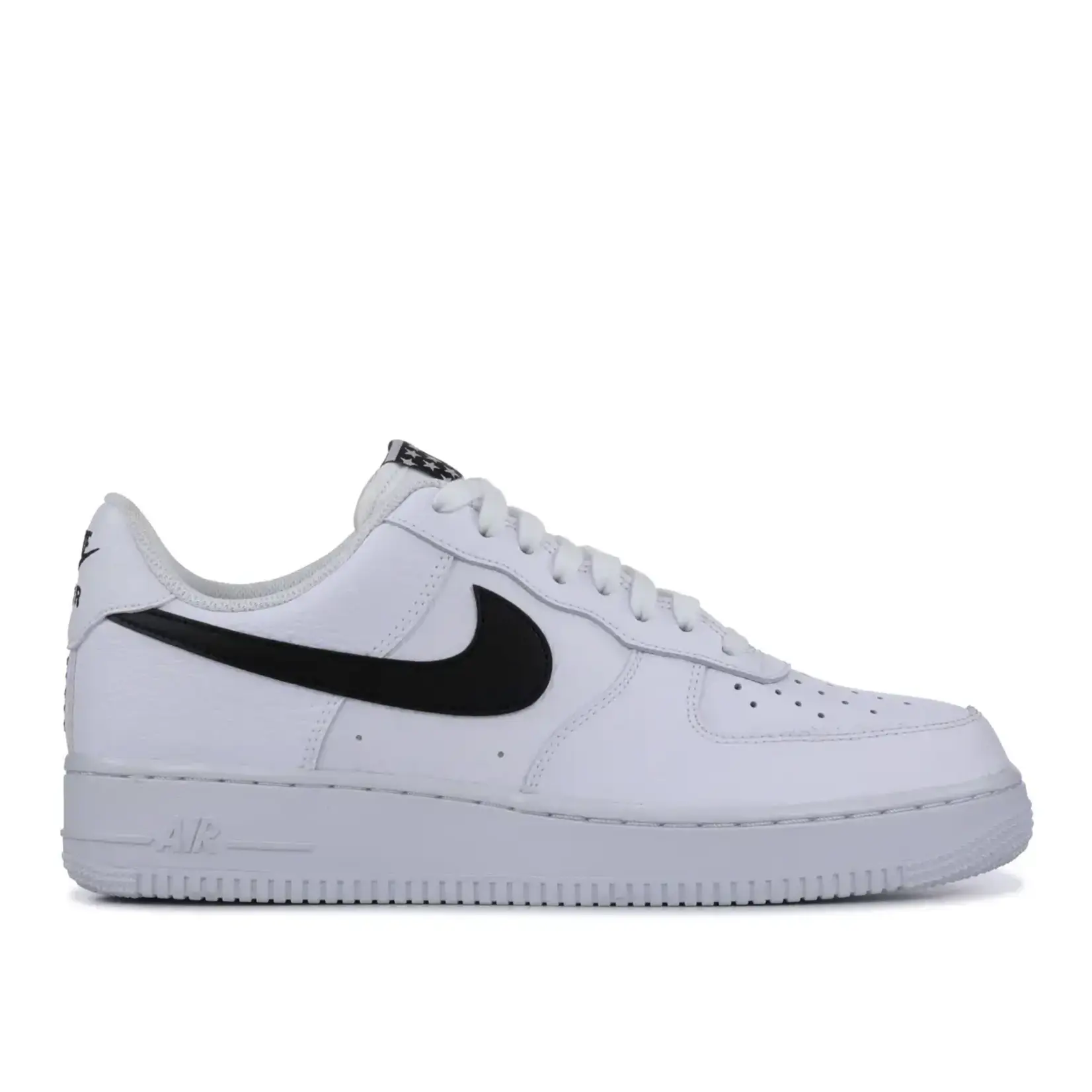Nike Nike Air Force 1 Low '07 White Black Pebbled Leather Size 12, DS BRAND NEW