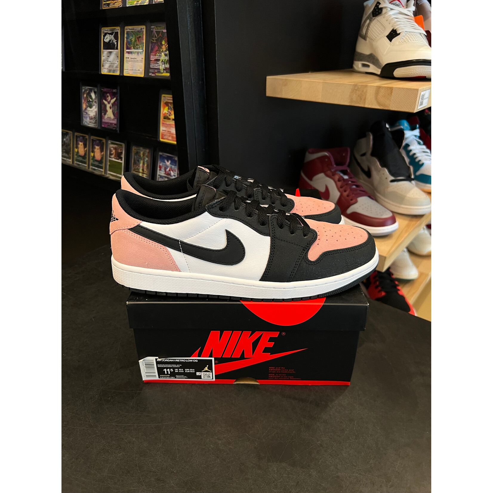 Jordan Jordan 1 Low OG Bleached Coral Size 11.5, PREOWNED