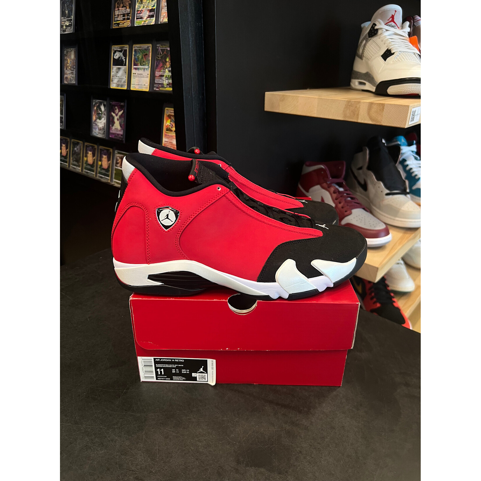 Jordan Jordan 14 Retro Gym Red Toro Size 11, PREOWNED