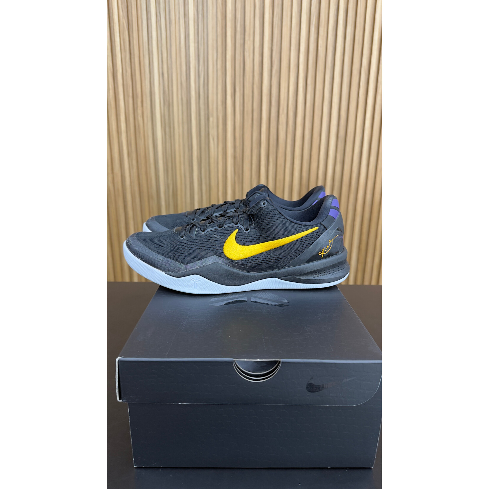 Nike Nike Kobe 8 Protro Lakers Away Size 10, PREOWNED