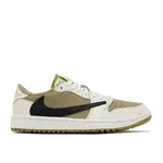 Jordan Jordan 1 Retro Low Golf Travis Scott Neutral Olive Size 7, DS BRAND NEW*