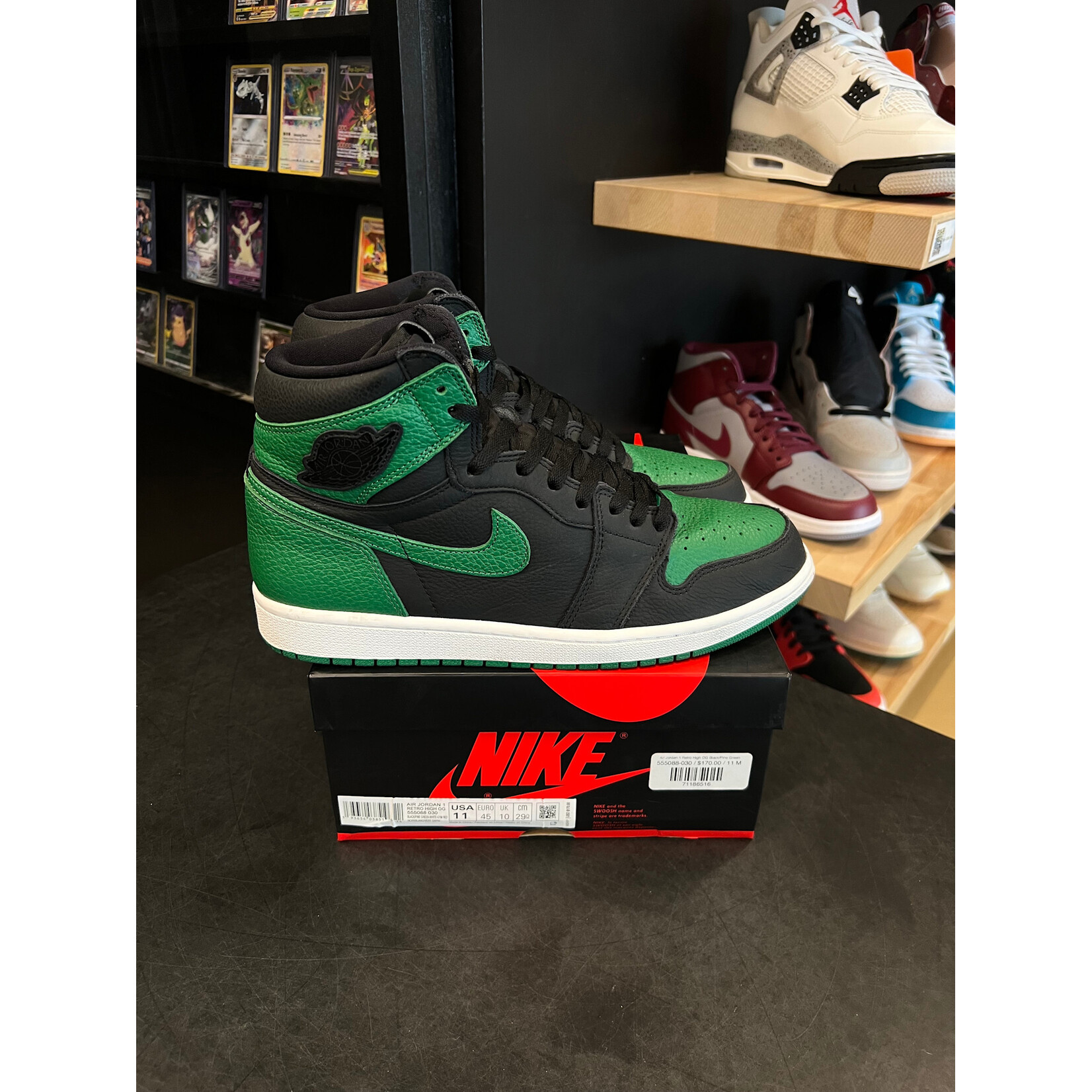 Jordan Jordan 1 Retro High Pine Green Black Size 11, PREOWNED