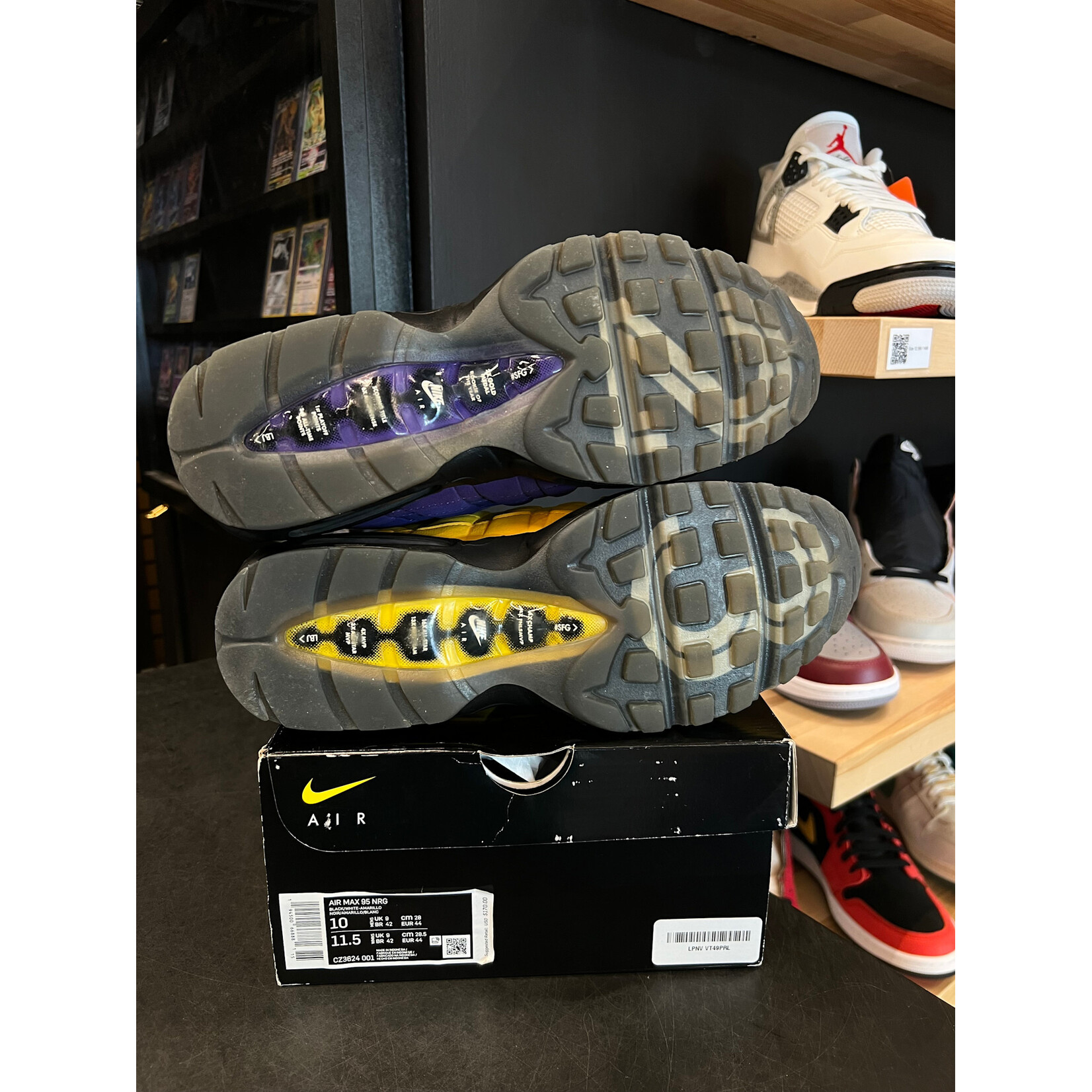 Nike Nike Air Max 95 NRG LeBron Lakers Size 10, PREOWNED