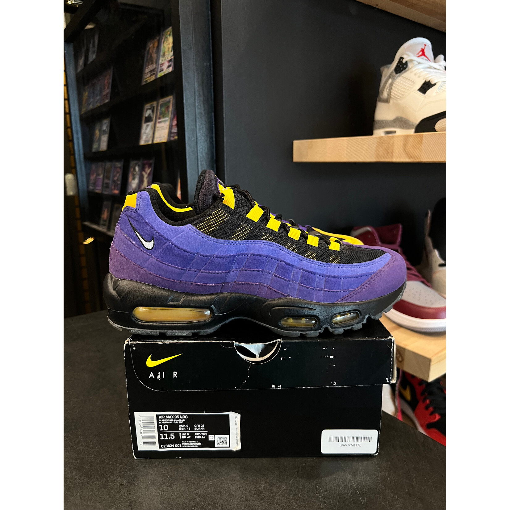 Nike Nike Air Max 95 NRG LeBron Lakers Size 10, PREOWNED