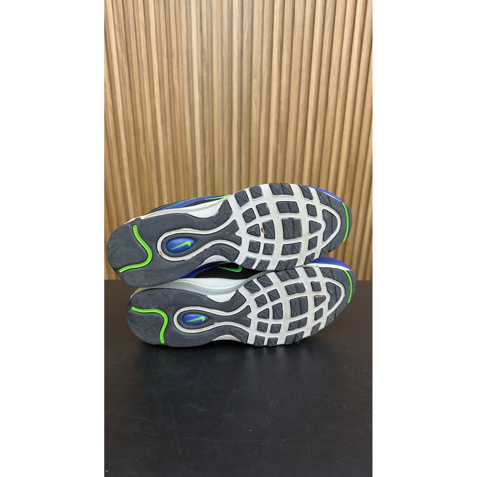 Nike Nike Air Max 97 Hyper Blue Green Strike Size 11.5, PREOWNED NO BOX