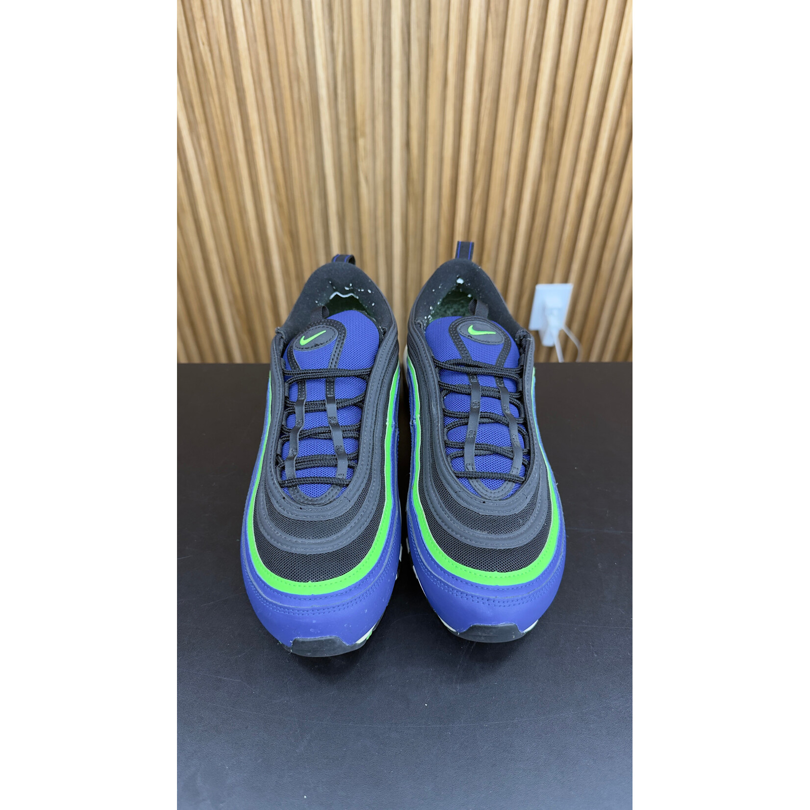 Nike Nike Air Max 97 Hyper Blue Green Strike Size 11.5, PREOWNED NO BOX