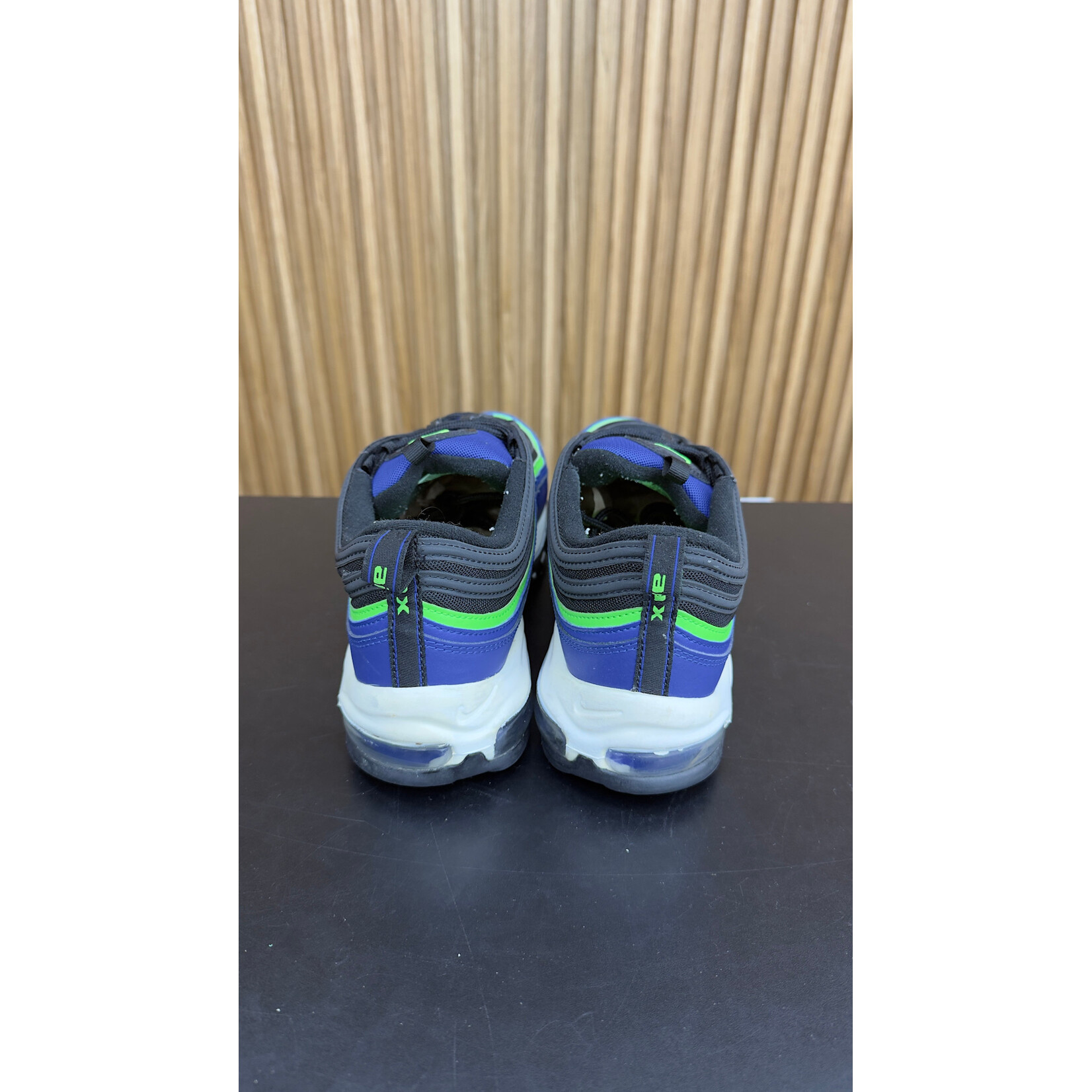 Nike Nike Air Max 97 Hyper Blue Green Strike Size 11.5, PREOWNED NO BOX