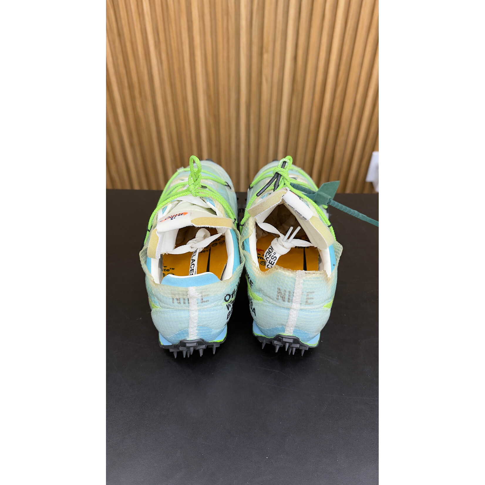 Nike Nike Waffle Racer Off-White Vivid Sky (Women's) Size 13.5 W, PREOWNED NO BOX