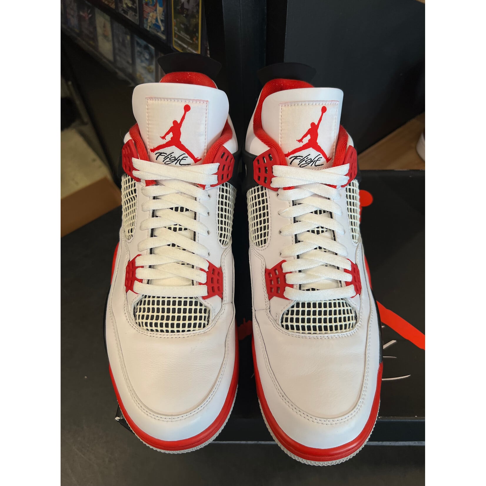 Jordan Jordan 4 Retro Fire Red (2020) Fire Red (2020) Size 12, PREOWNED