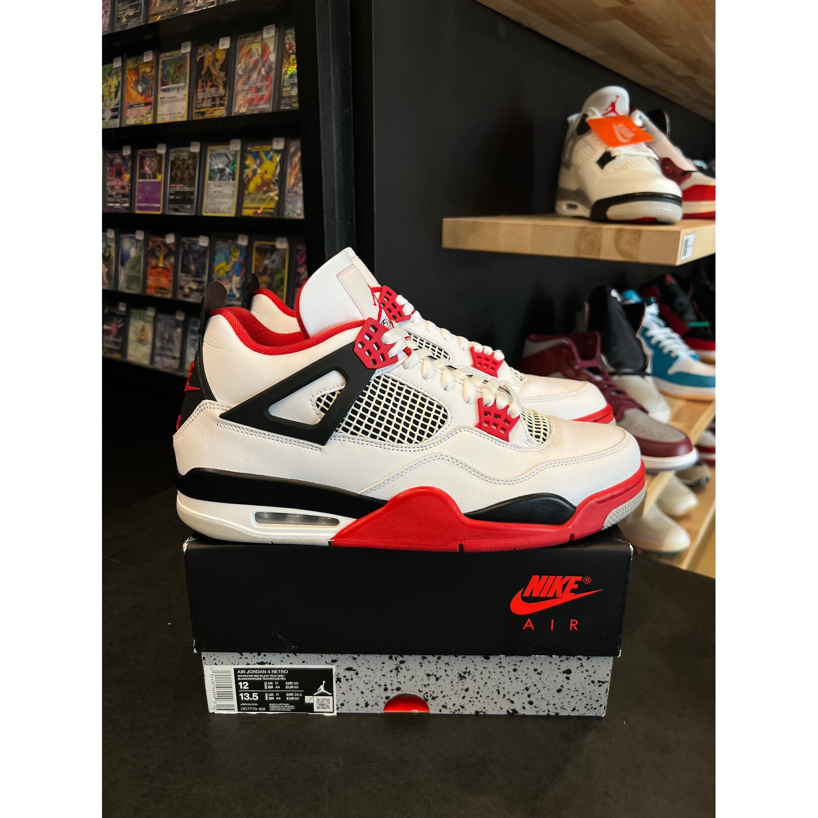 Jordan Jordan 4 Retro Fire Red (2020) Fire Red (2020) Size 12, PREOWNED