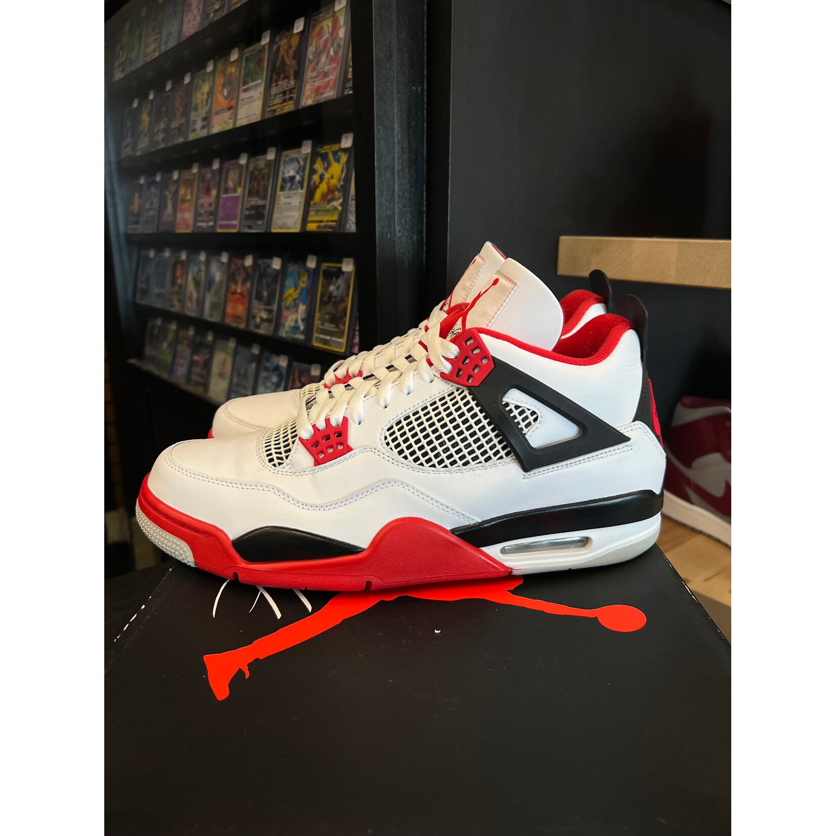 Jordan Jordan 4 Retro Fire Red (2020) Fire Red (2020) Size 12, PREOWNED