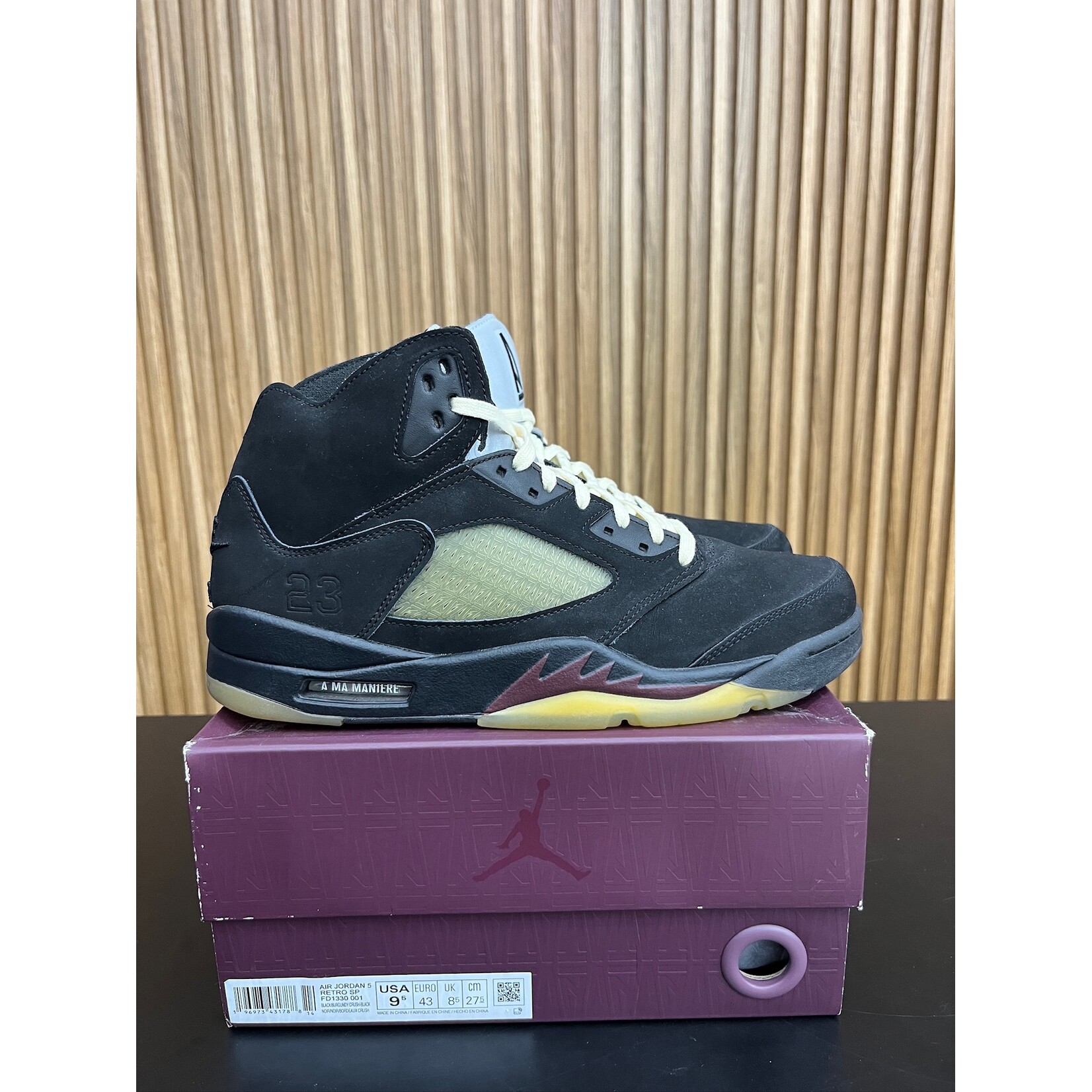 Jordan Jordan 5 Retro A Ma Maniére Dusk Size 9.5, PREOWNED*