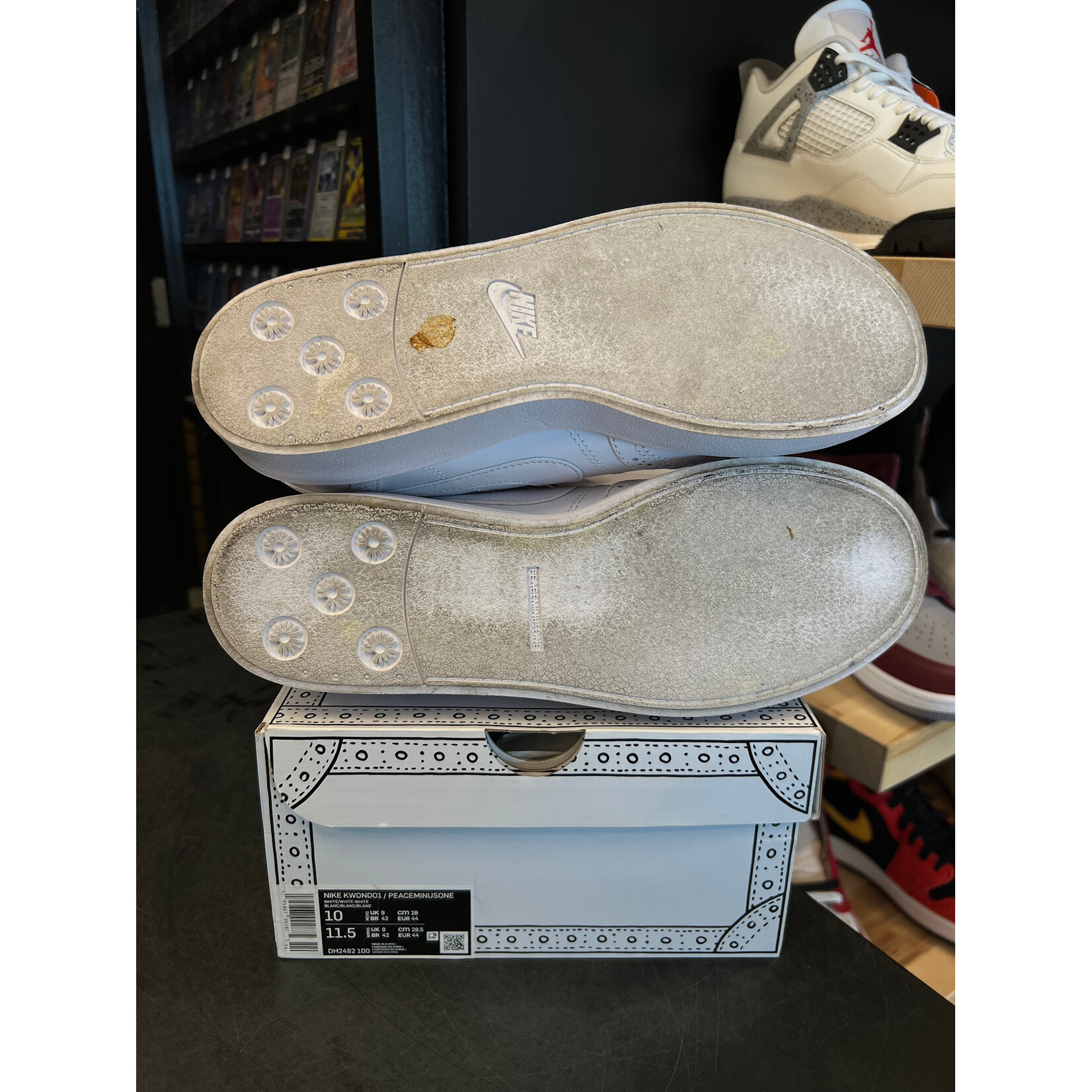 Nike Nike Kwondo 1 G-Dragon Peaceminusone Triple White Size 10, PREOWNED